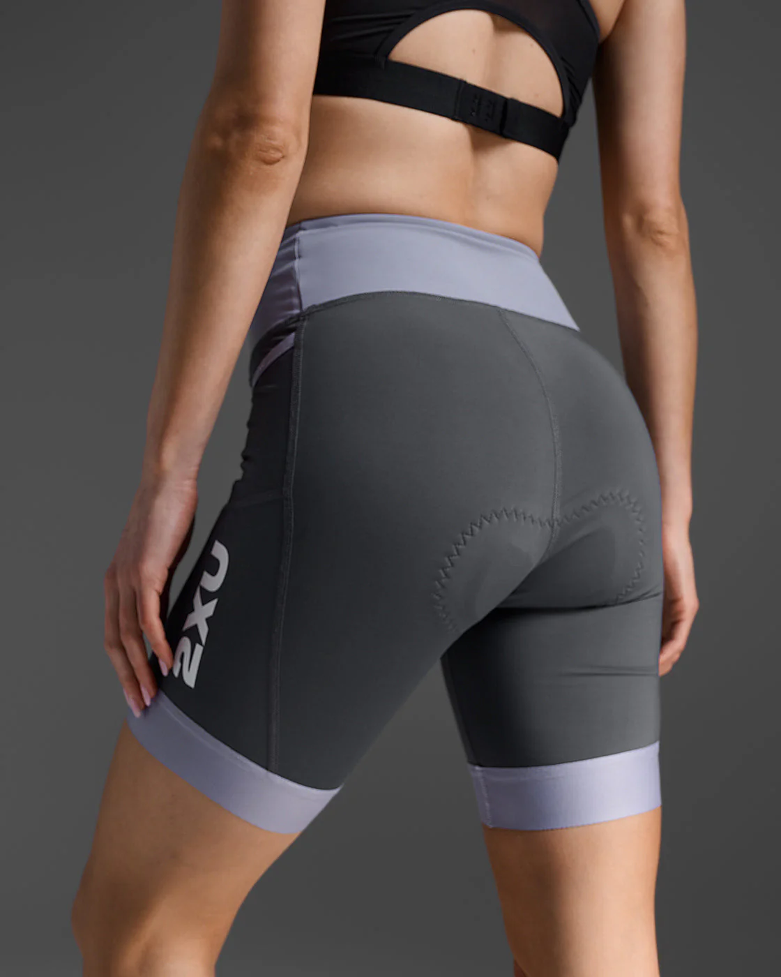 2XU Core Tri 6 Inch Shorts Womens Digital Lilac/Turbulence - Image 5