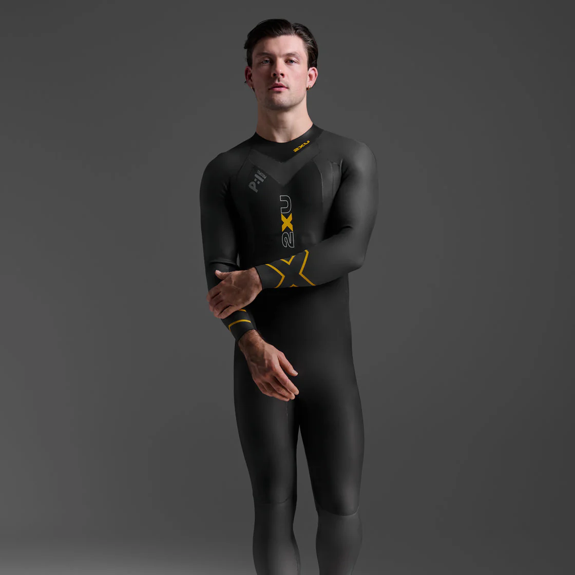 2XU Propel P:1 Wetsuits Mens - Black/Ambition