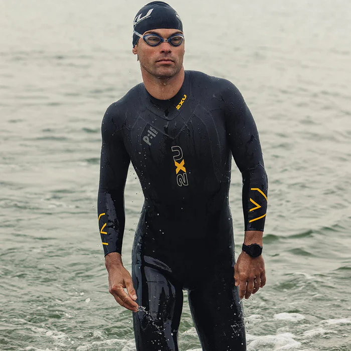 2XU Propel P:1 Wetsuits Mens - Black/Ambition - Image 7