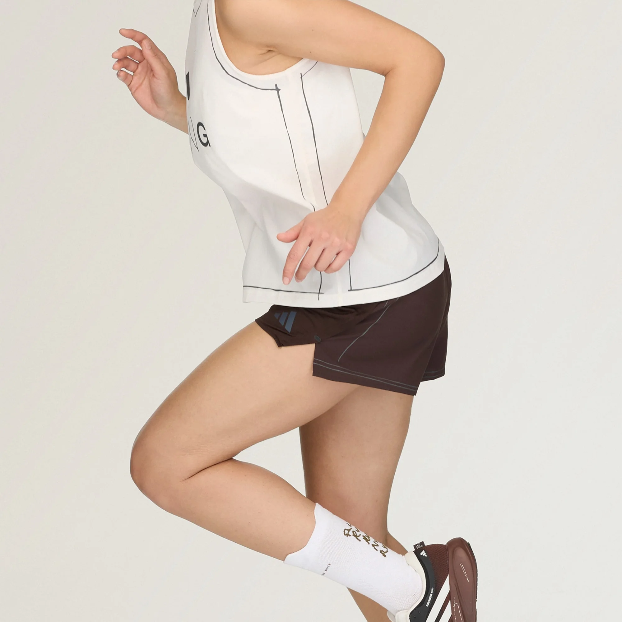 Adidas Adi365 SFTM Running Shorts Womens Aurora Coffee - Image 3