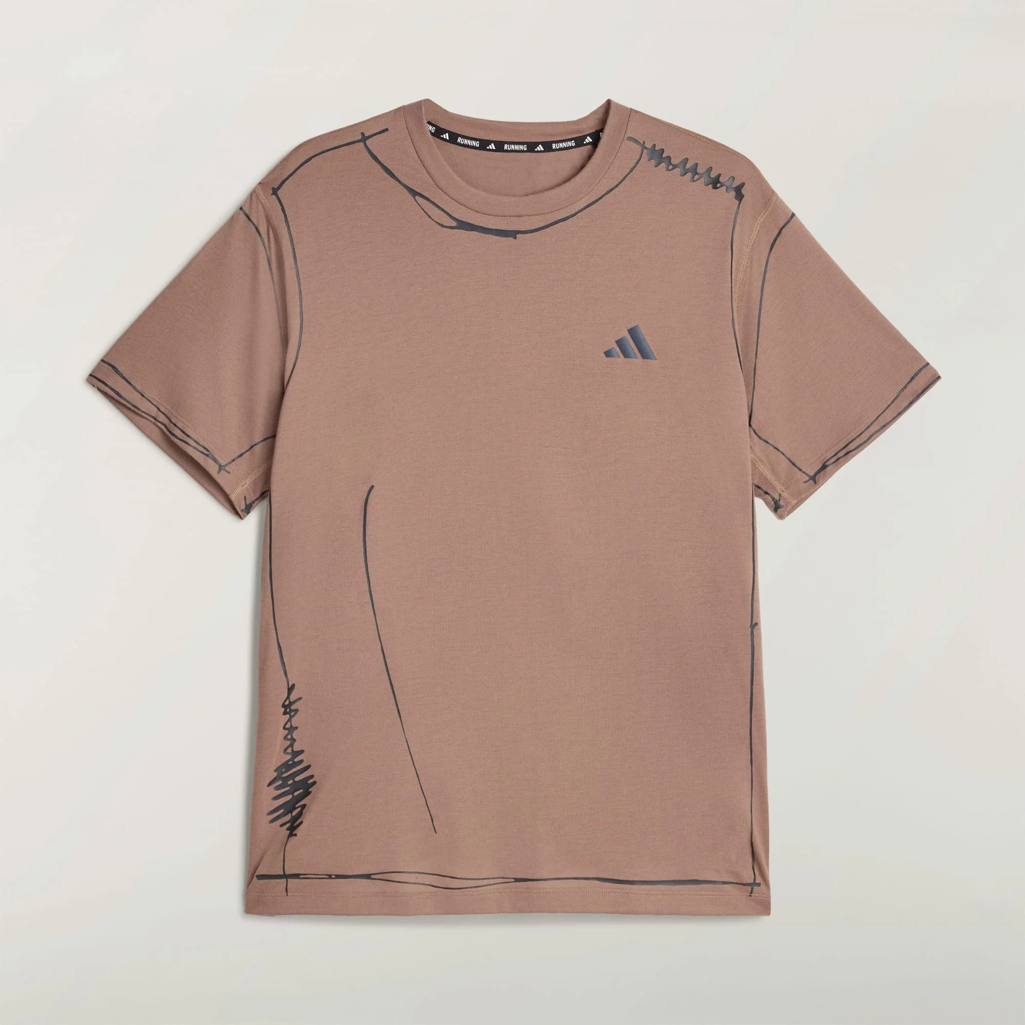 Adidas Adi365 SFTM Running UniteFit T-Shirt Trace Brown