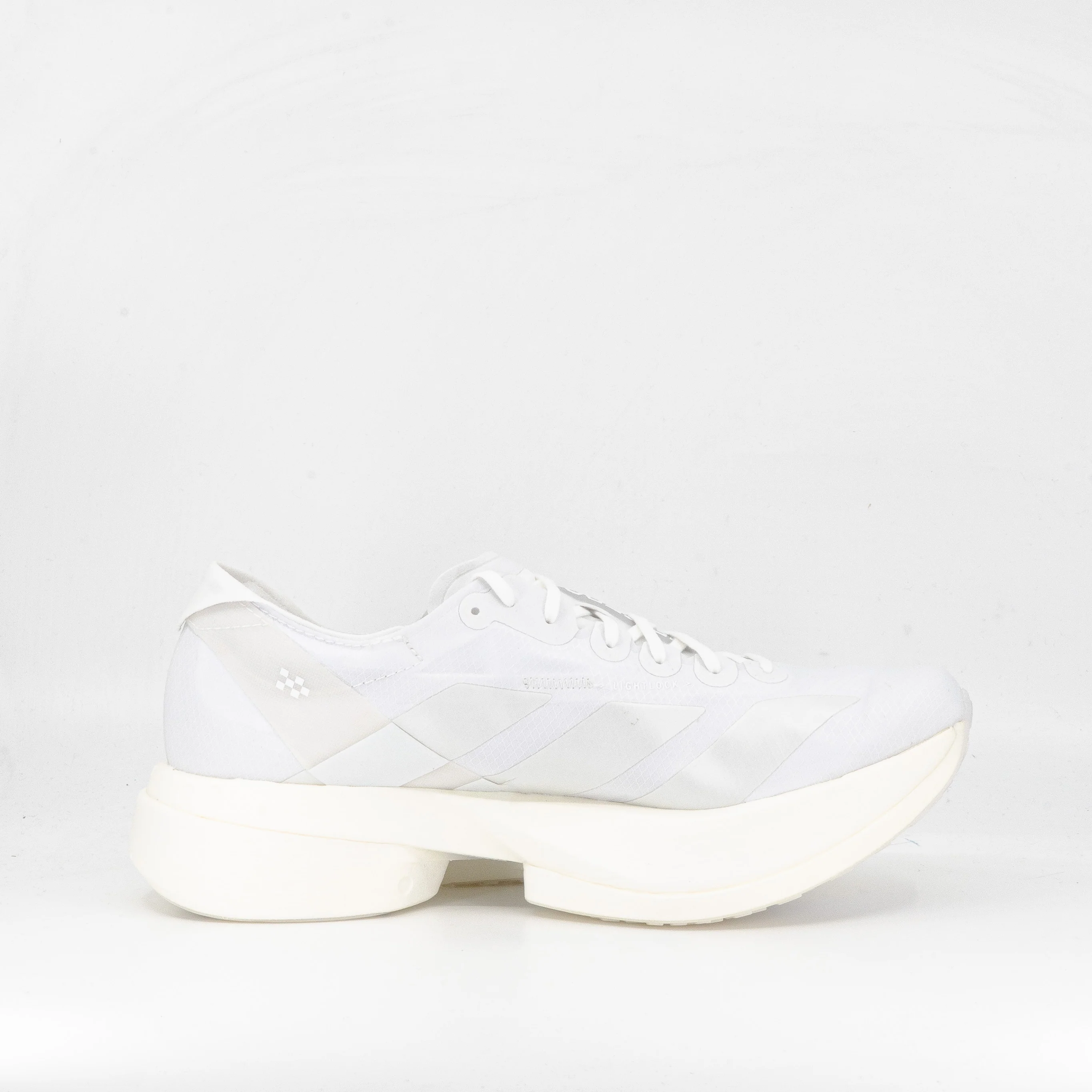 Adidas Adizero Adios Pro 4 (B Standard) Womens Cloud White/Zero Metallic/Crystal White - Image 3