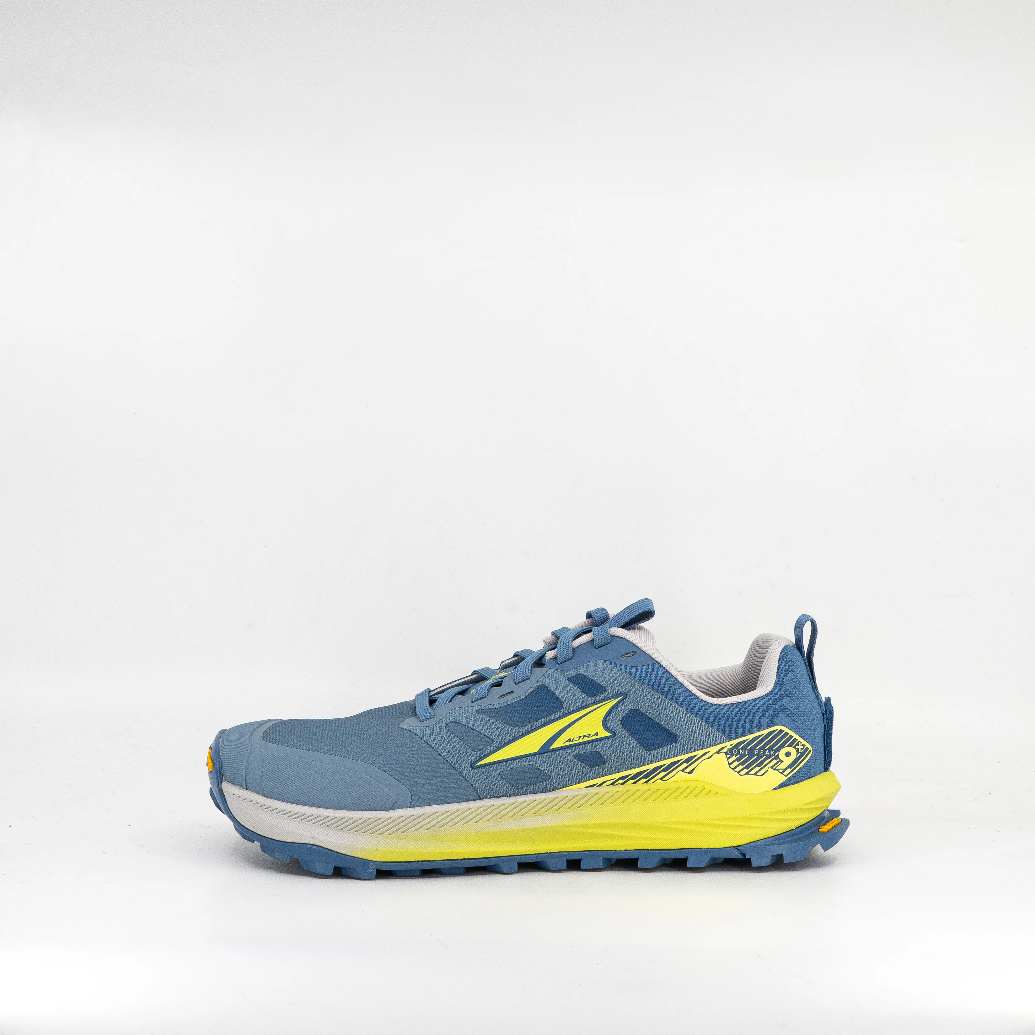 Altra Lone Peak 9+ (B Standard) Womens Blue/Lime - Image 2