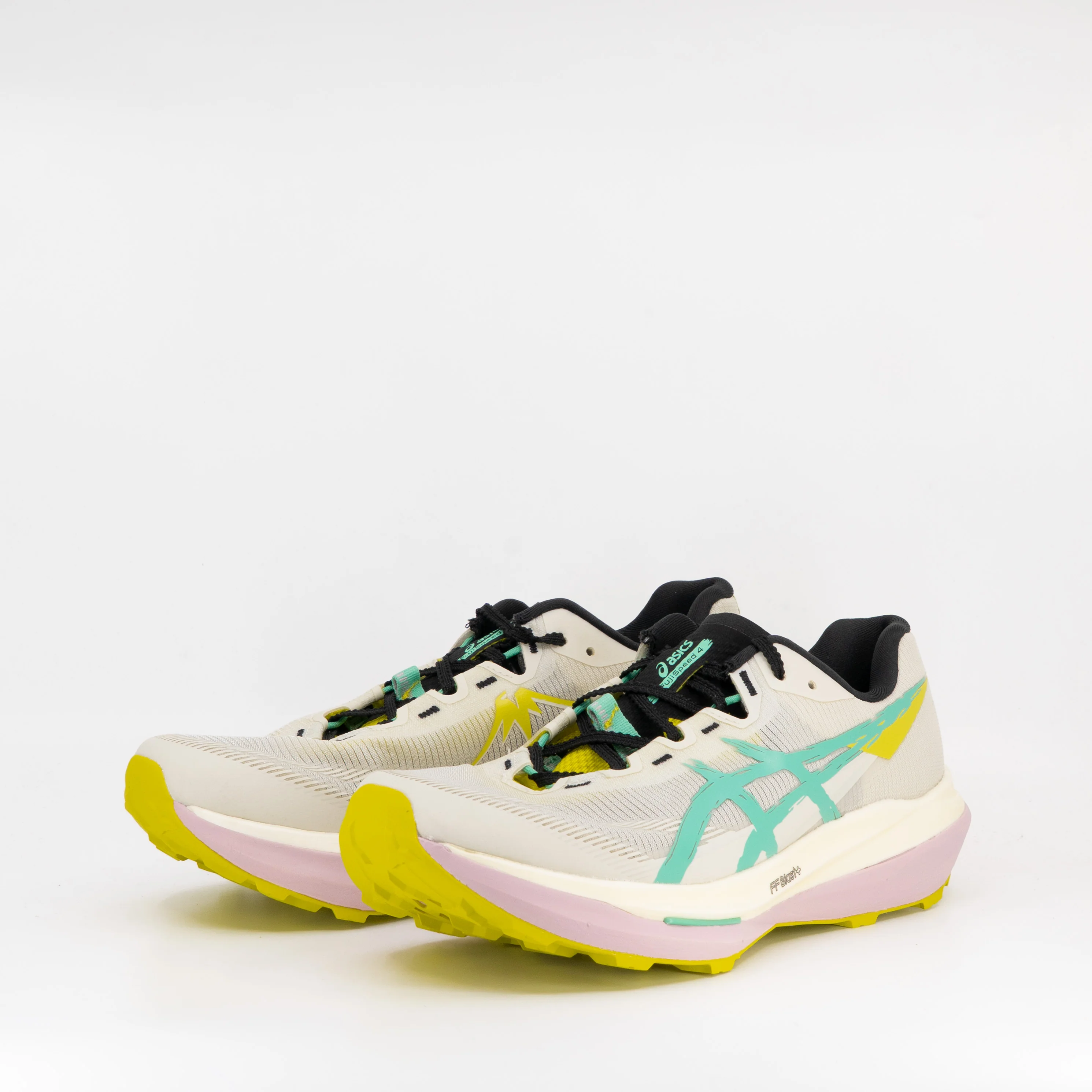 Asics Fuji Speed 4 (D Standard) Unisex Light Dust/Aurora Green