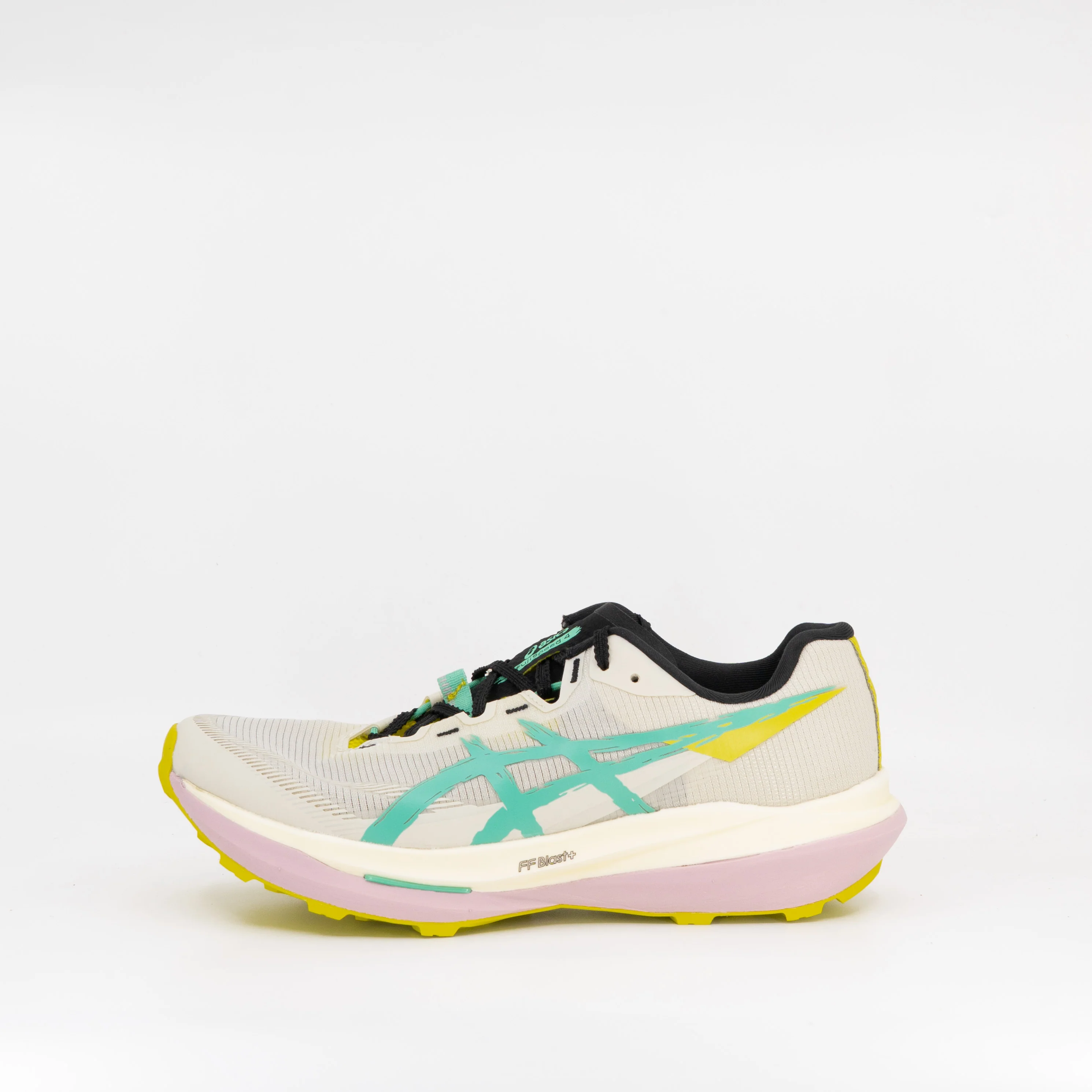 Asics Fuji Speed 4 (D Standard) Unisex Light Dust/Aurora Green - Image 2