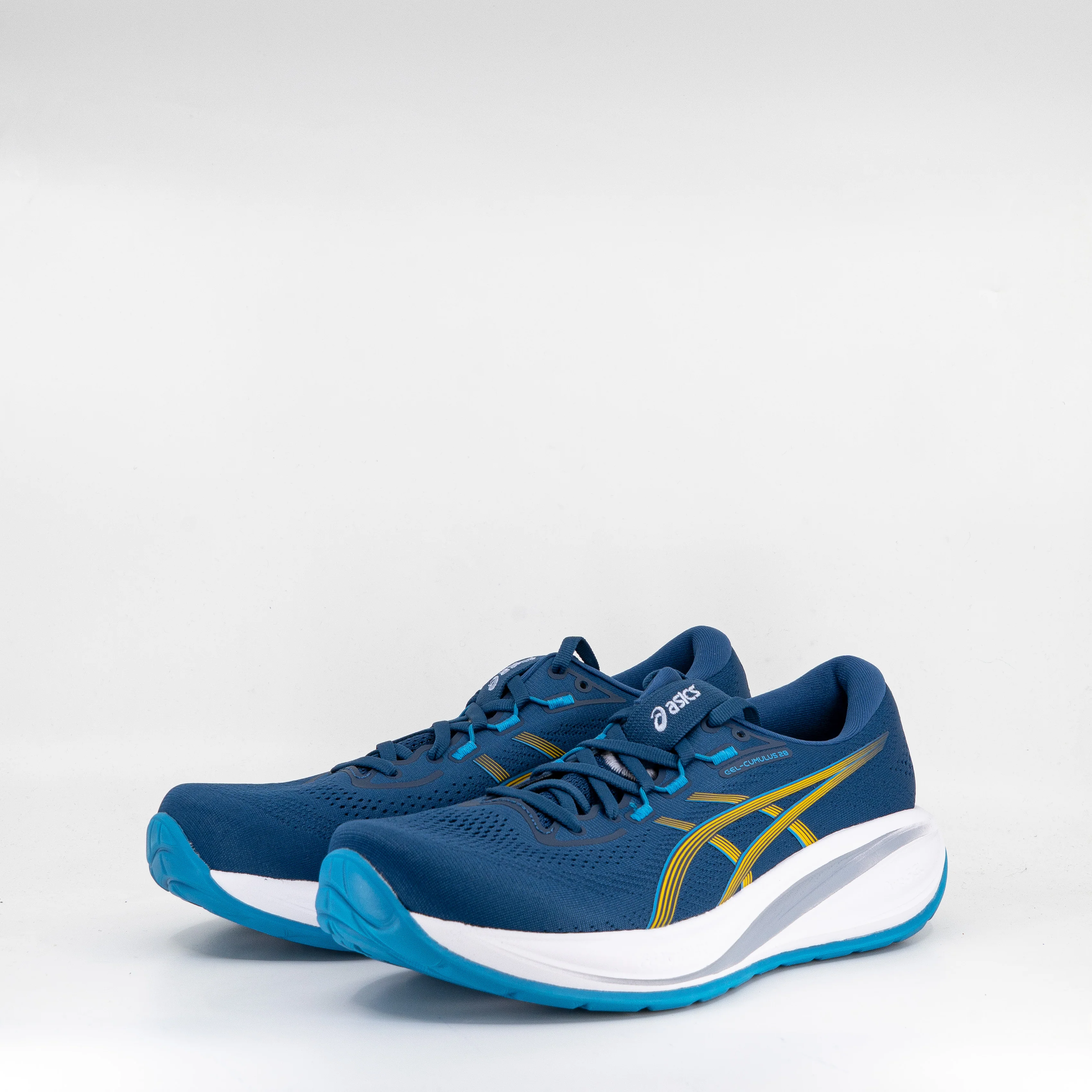 Asics Gel-Cumulus 28 (D Standard) Mens Twilight Blue/Yamabu