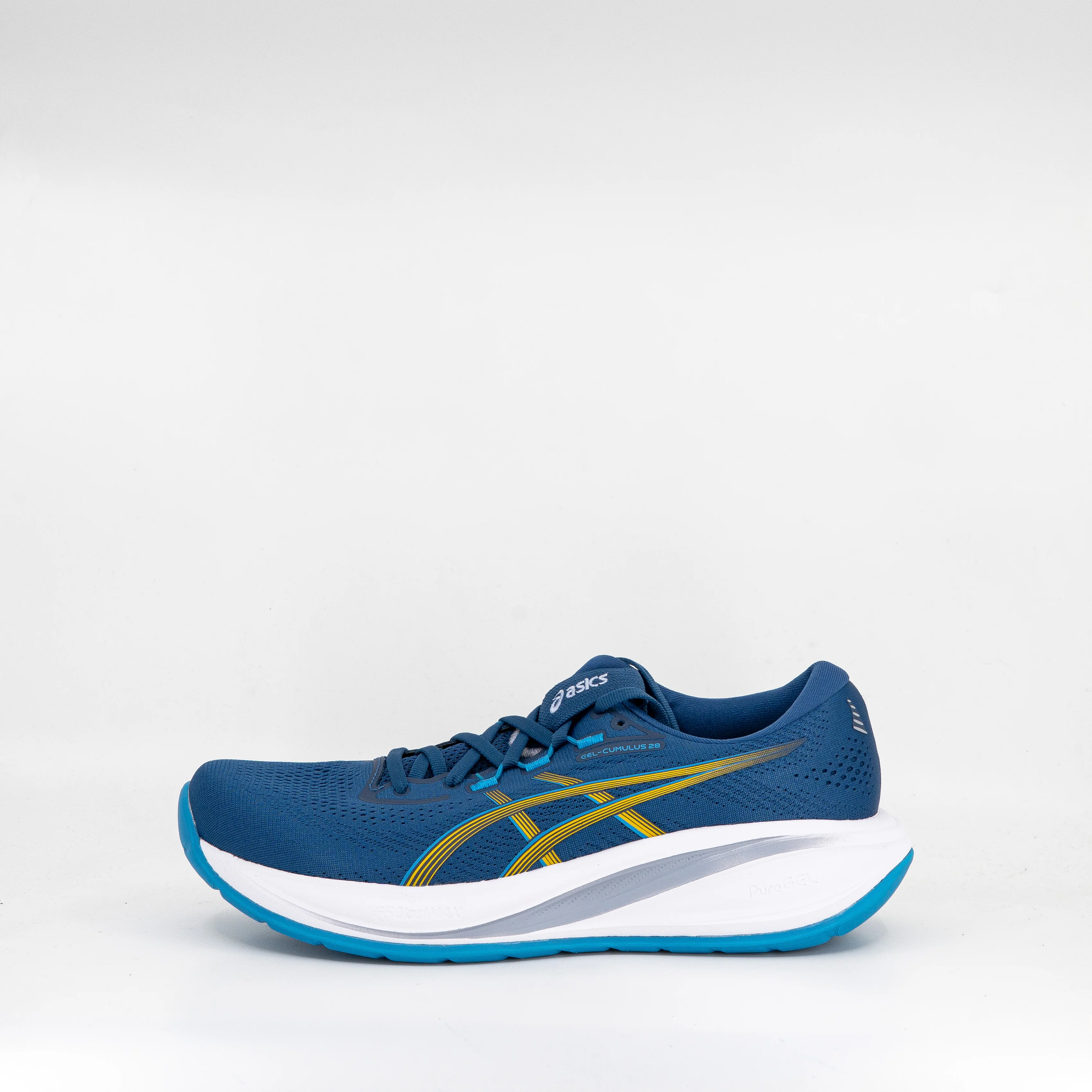 Asics Gel-Cumulus 28 (D Standard) Mens Twilight Blue/Yamabu - Image 2