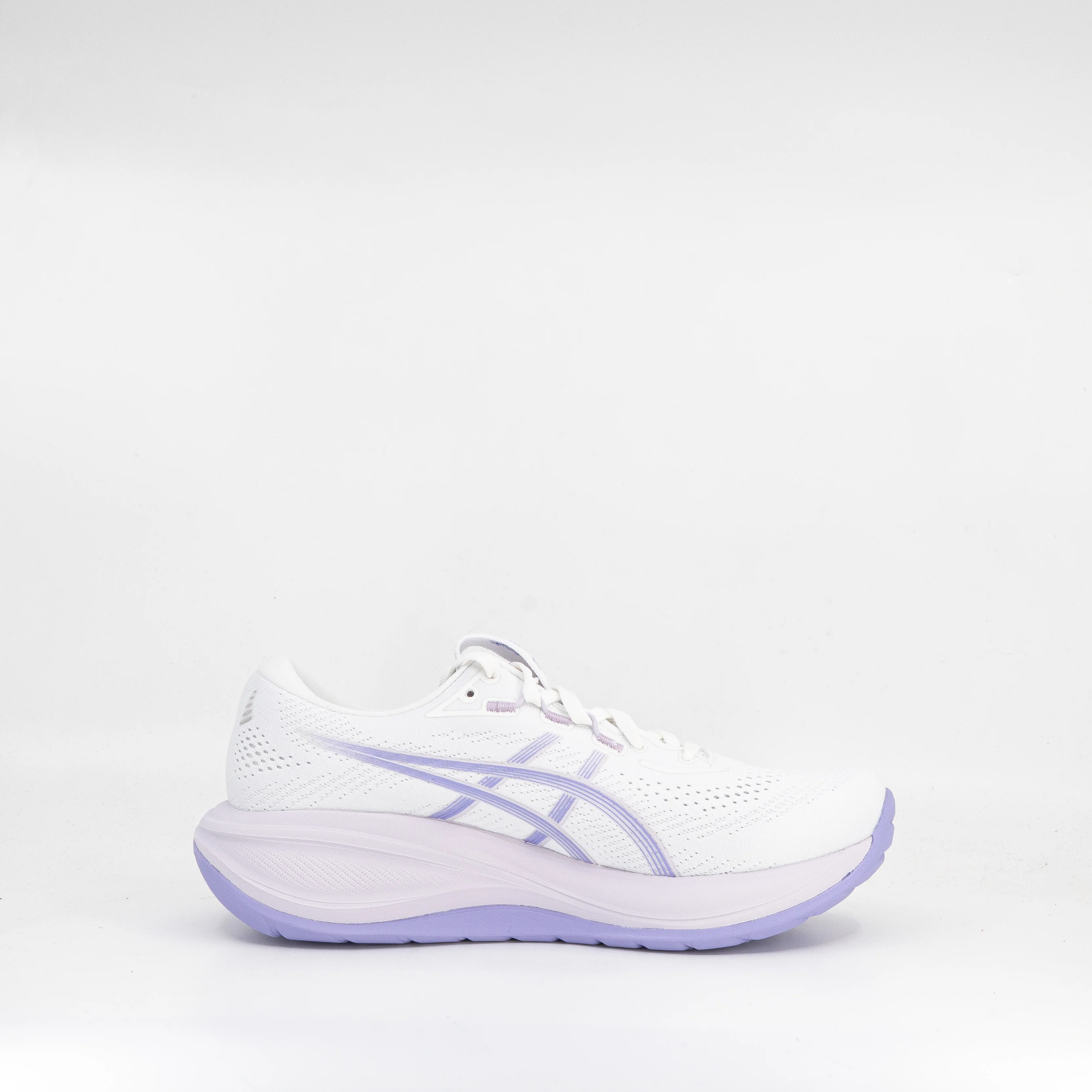 Asics Gel-Cumulus 28 (D Wide) Womens White/Bluebell - Image 3