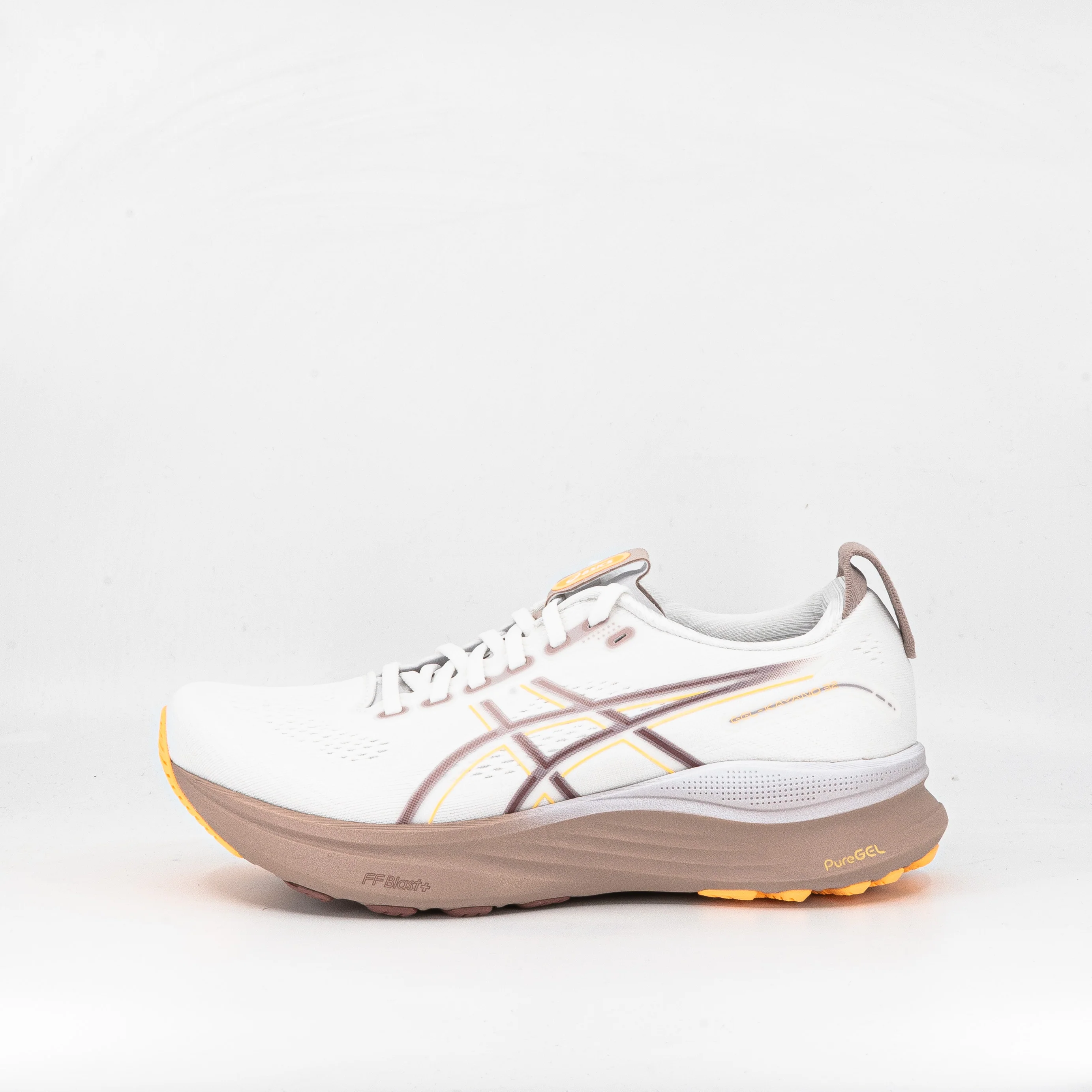 Asics Gel-Kayano 32 (B Standard) Womens White/Orange Glow - Image 2