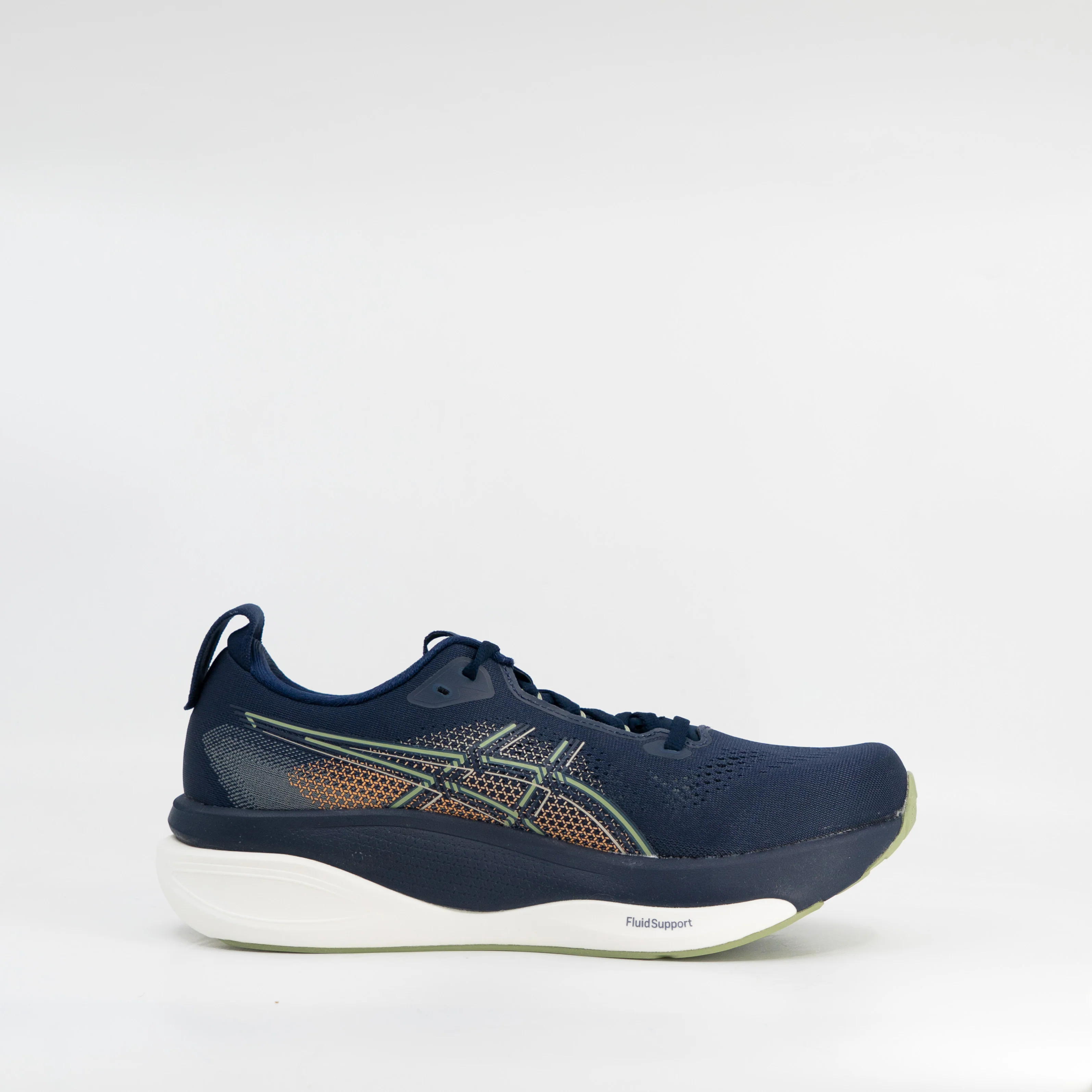 Asics Gel-Kayano 33 (2E Wide) Mens Midnight/Khaki Green - Image 3