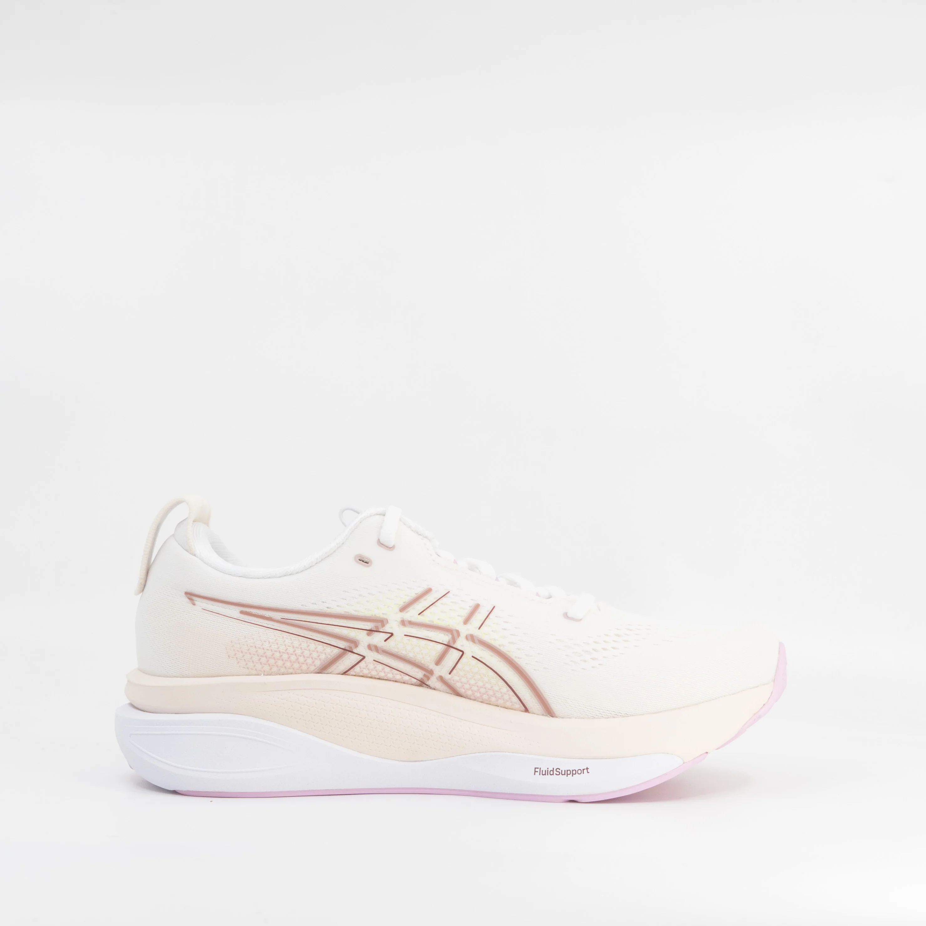 Asics Gel Kayano 33 (B Standard) Womens White/Hazy Lilac - Image 3