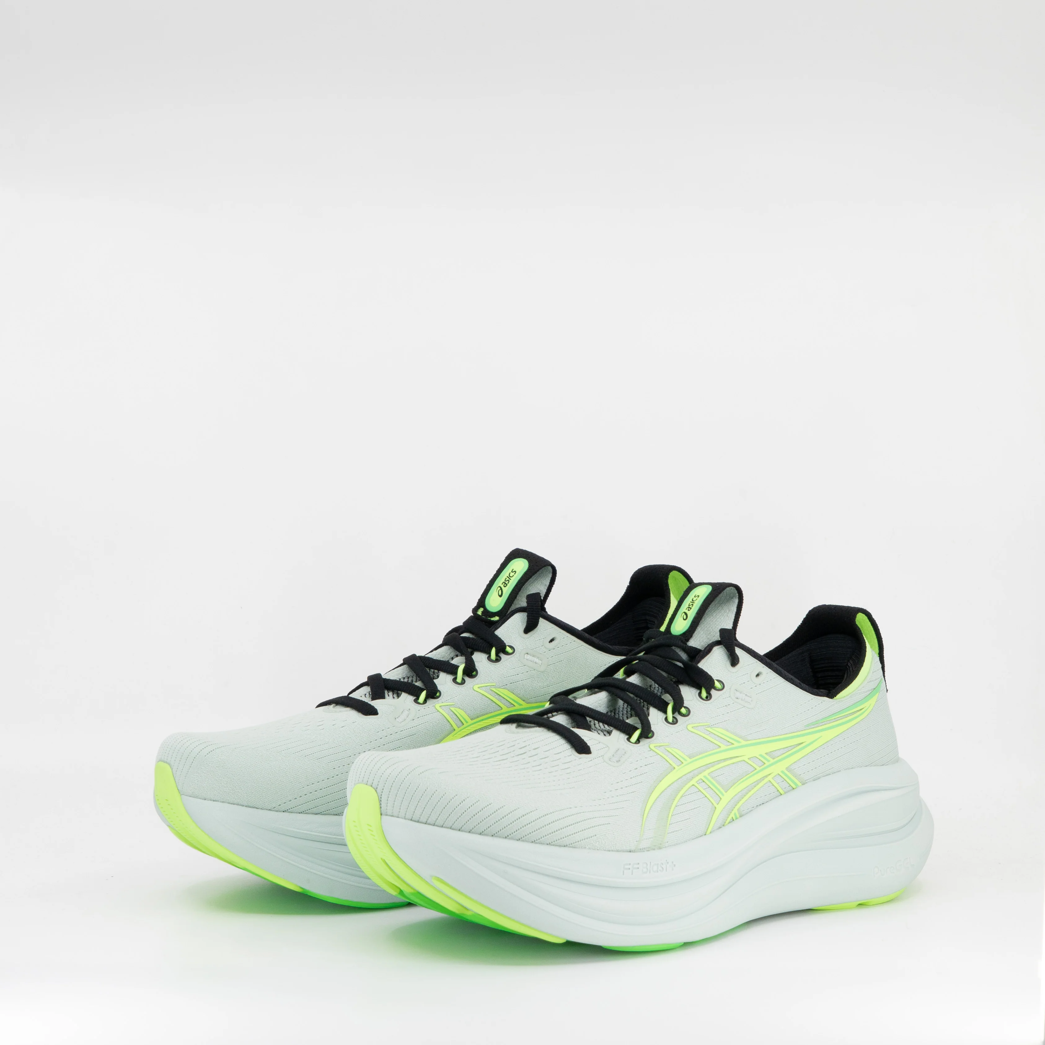 Asics Gel-Nimbus 28 (D Standard) Mens Cold Moss/Illuminate Green