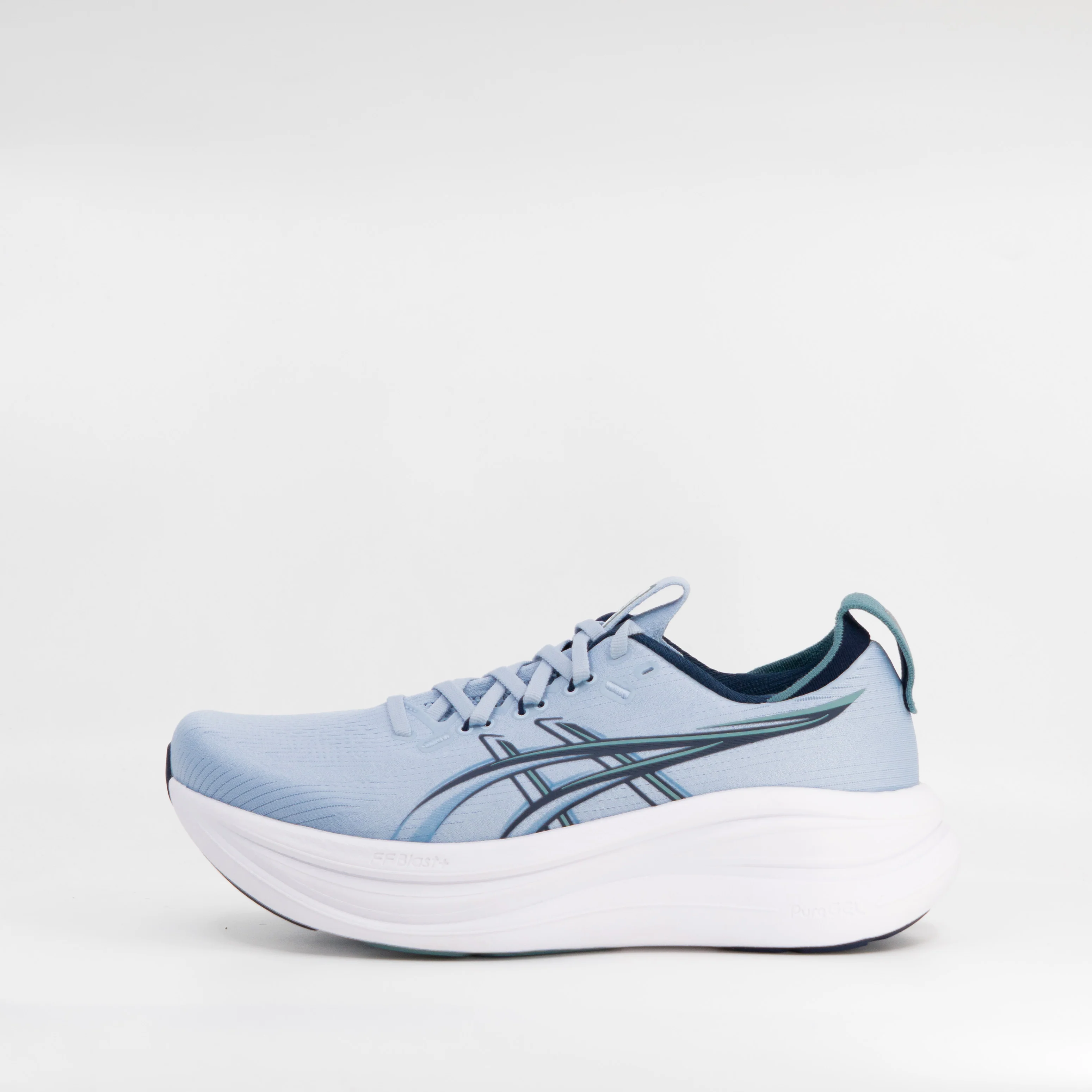 Asics Gel-Nimbus 28 (D Standard) Mens Solid Air/Midnight - Image 2