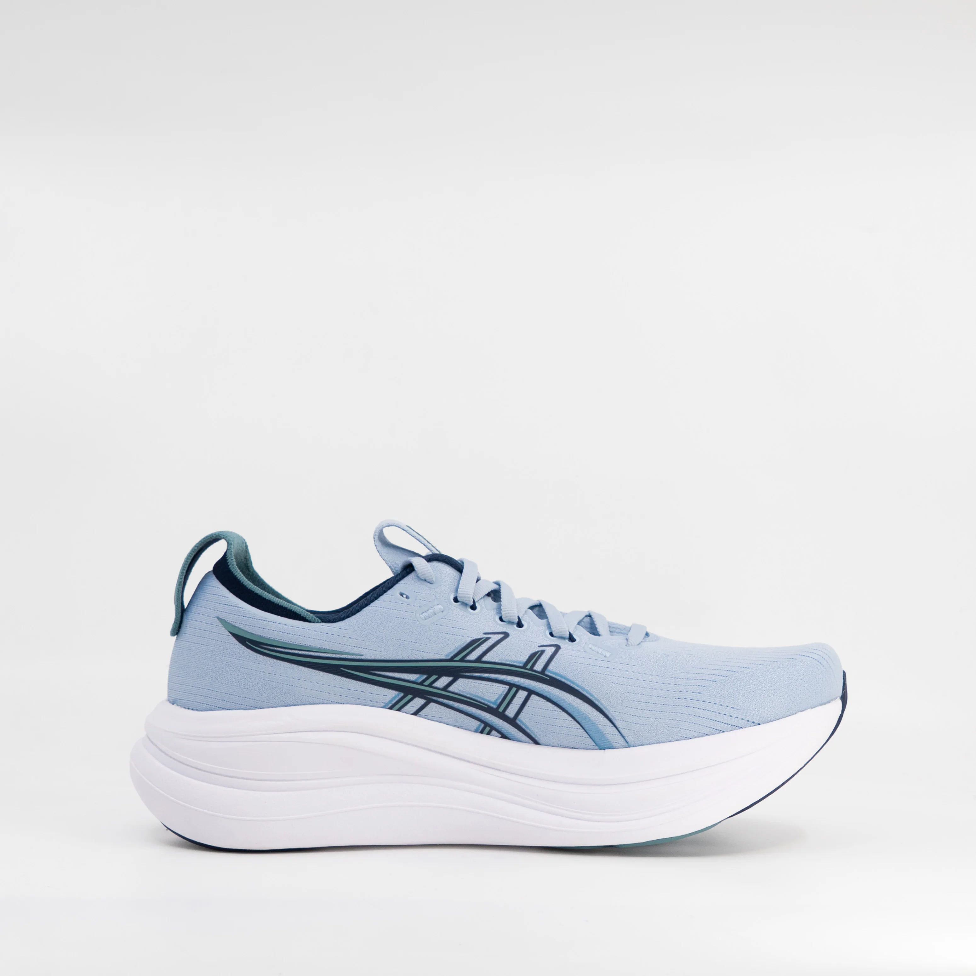 Asics Gel-Nimbus 28 (D Standard) Mens Solid Air/Midnight - Image 3