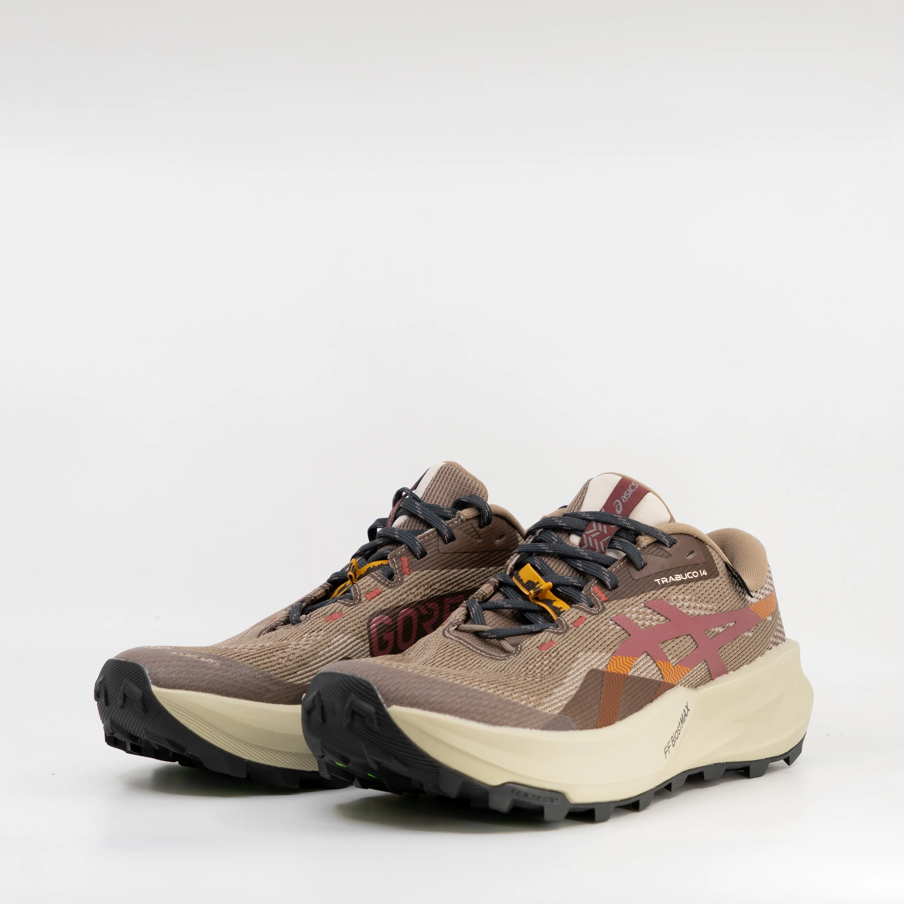 Asics Gel-Trabuco 14 G-TX (D Standard) Mens Taupe Grey/Oatmeal