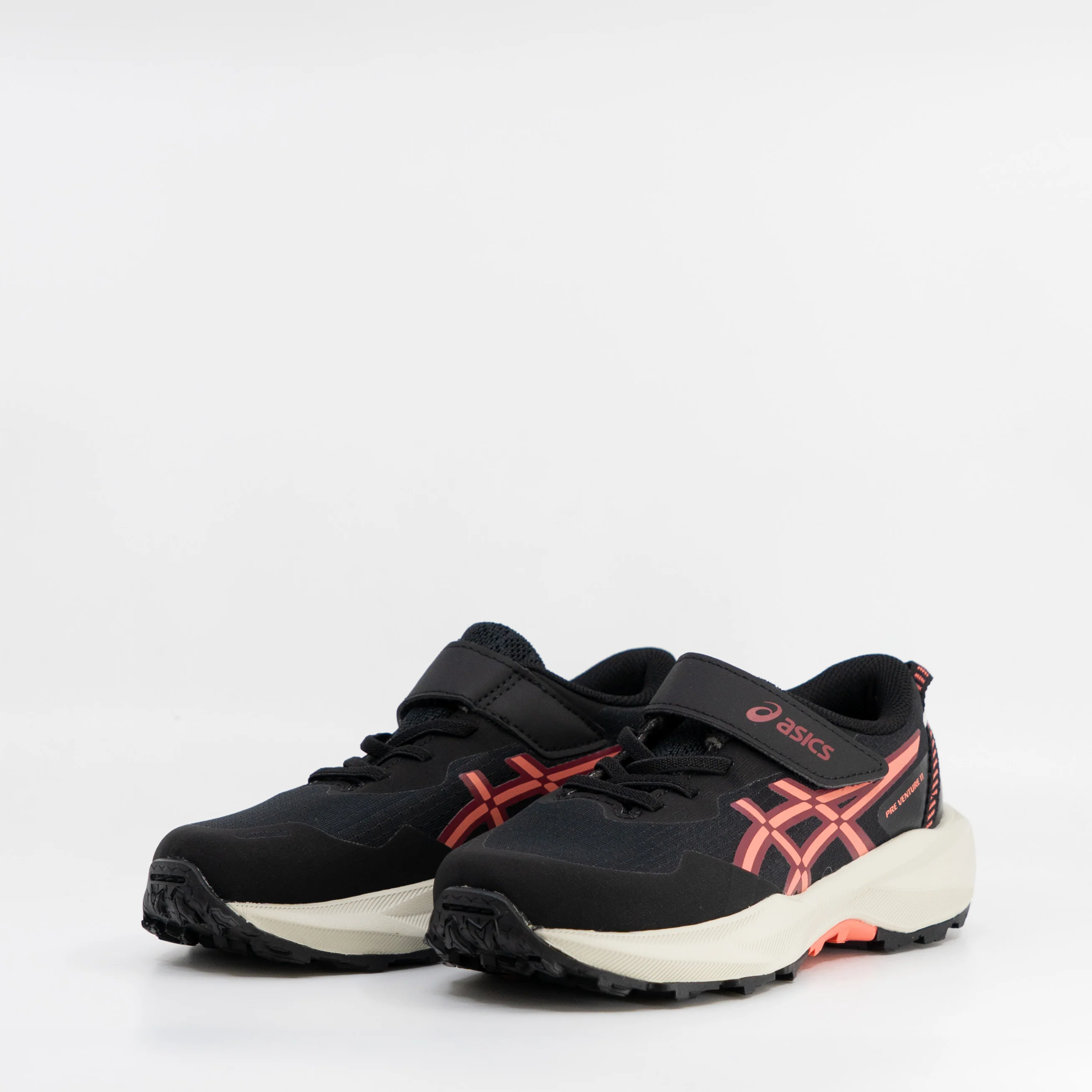 Asics Pre-Venture 11 PS (Kids) Black/Papaya
