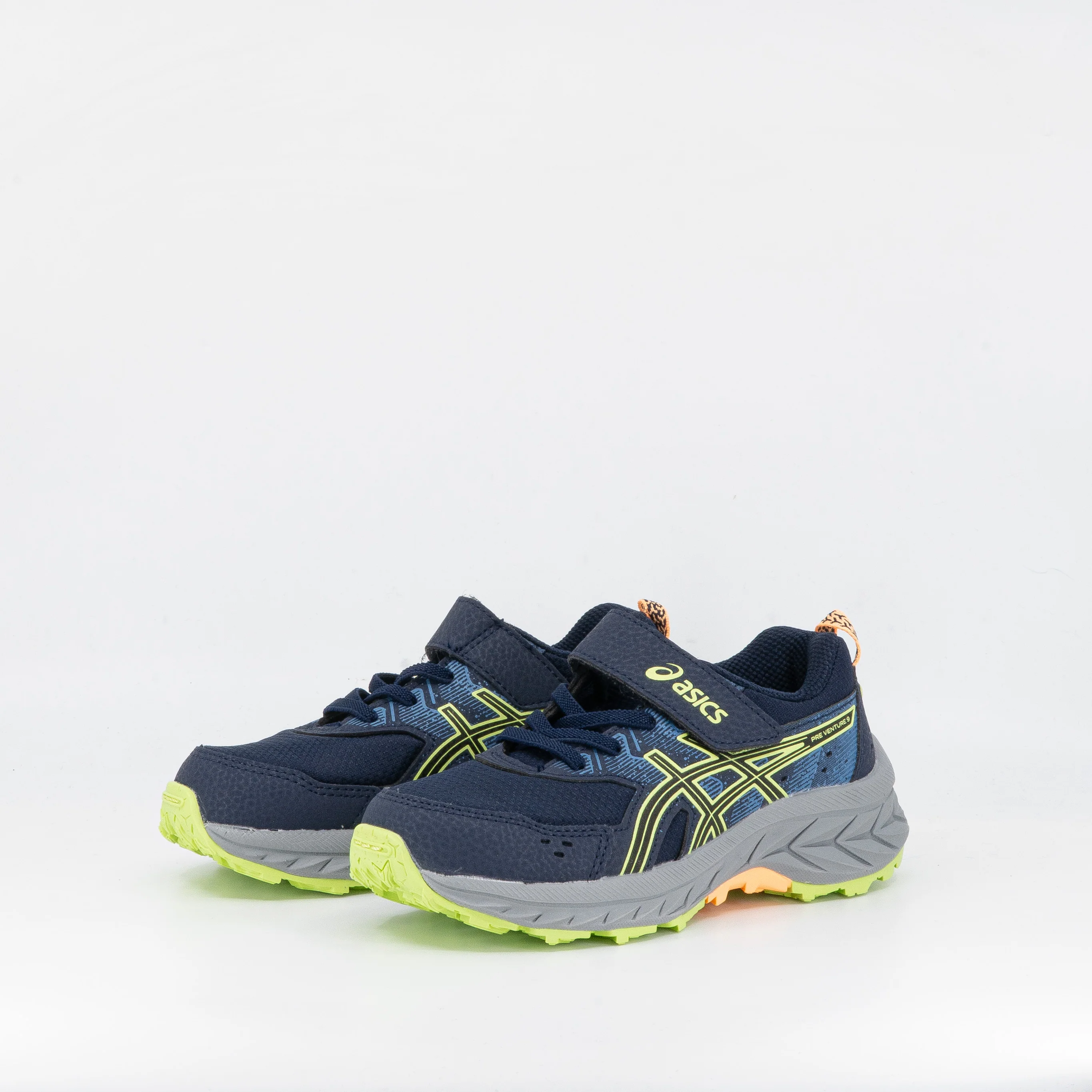 Asics Gel Venture 9 PS (Kids) Midnight/Lime Green