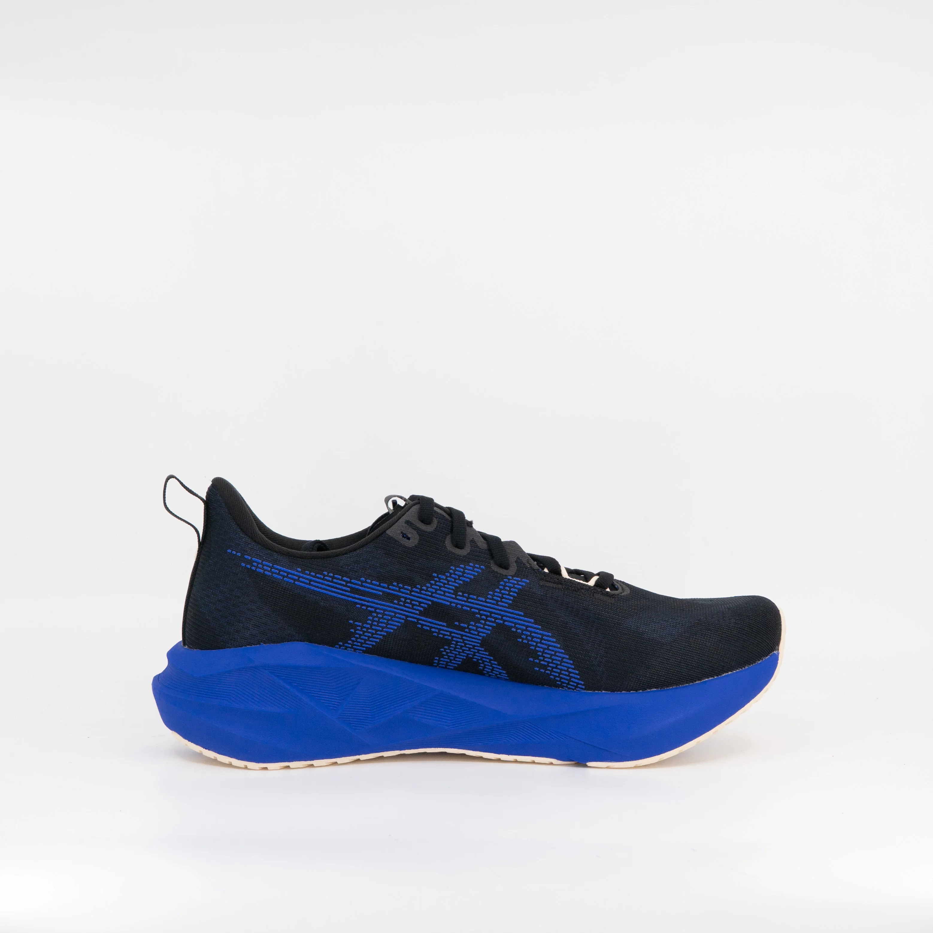 Asics Novablast 5 (2E Wide) Mens Black/Cobalt Burst - Image 3