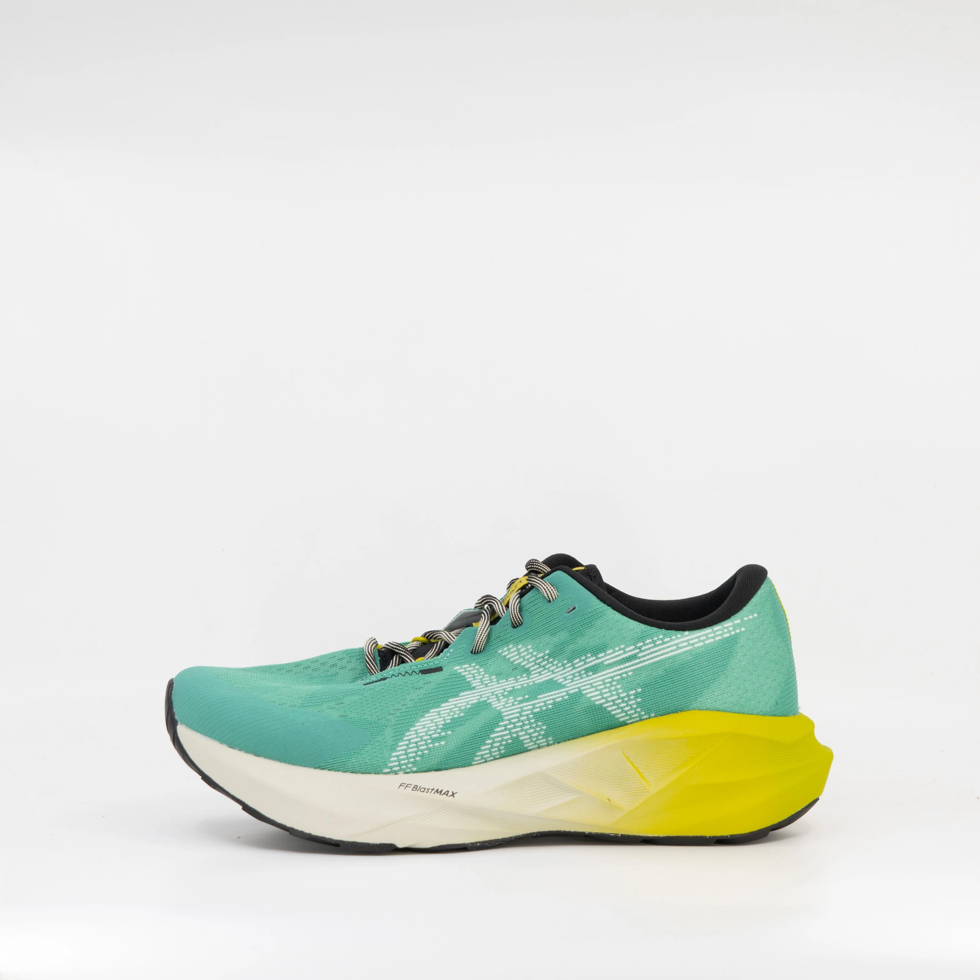 Asics Novablast 5 TR NB (D Standard) Mens Aurora Green/ Light Dust - Image 2