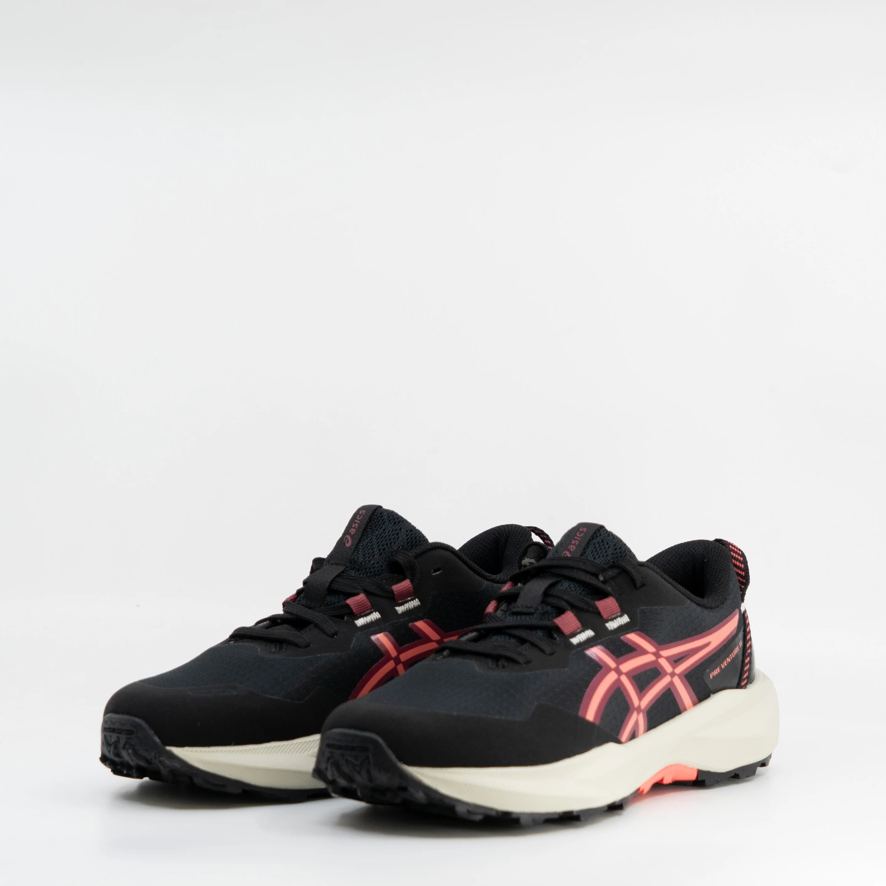 Asics Pre-Venture 11 GS (Kids) Black/Papaya