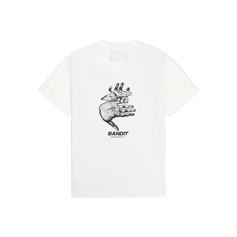 Bandit Classic Cotton Tee - White - Image 2