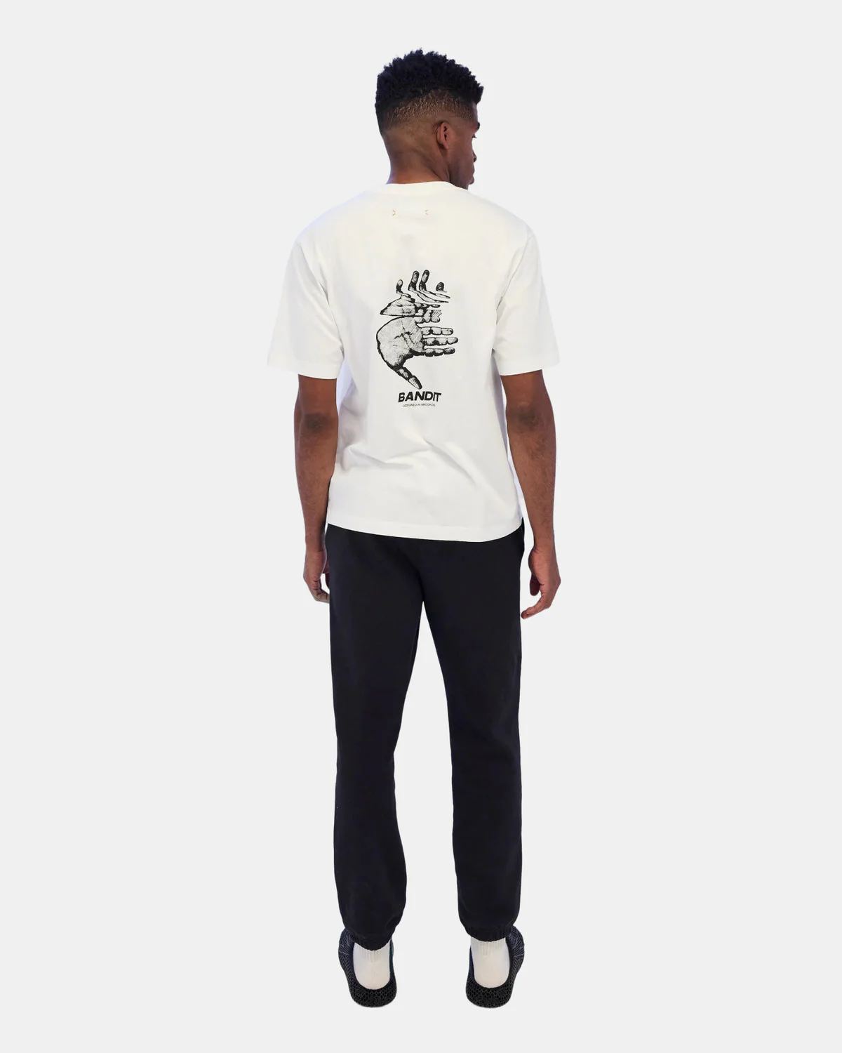 Bandit Classic Cotton Tee - White - Image 4
