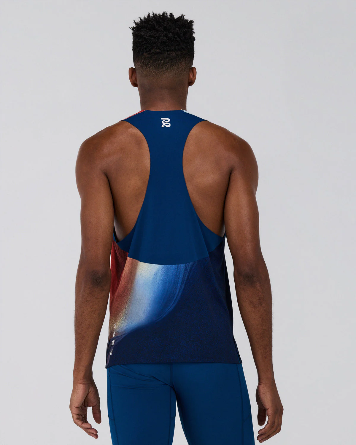 Bandit Specter™ Race Singlet (Mens) Thermal Field/Rusted Apricot - Image 3