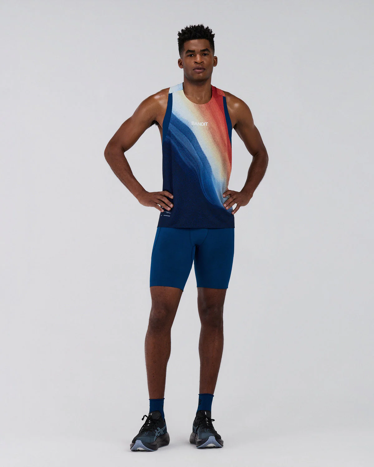 Bandit Specter™ Race Singlet (Mens) Thermal Field/Rusted Apricot - Image 5