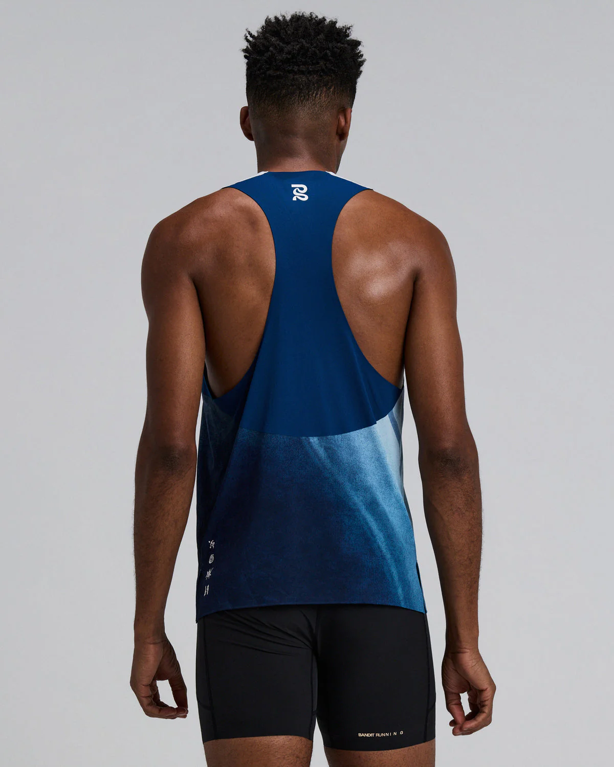 Bandit Specter™ Race Singlet (Mens) Undertow Ink/Blue Multi - Image 4