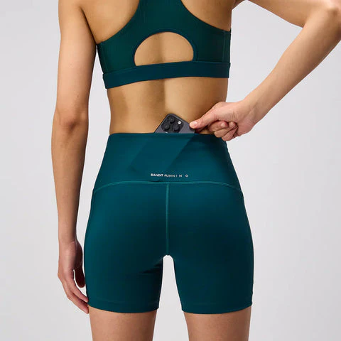Bandit Stamina™ High Waist 5" Compression Shorts Womens - Storm - Image 4