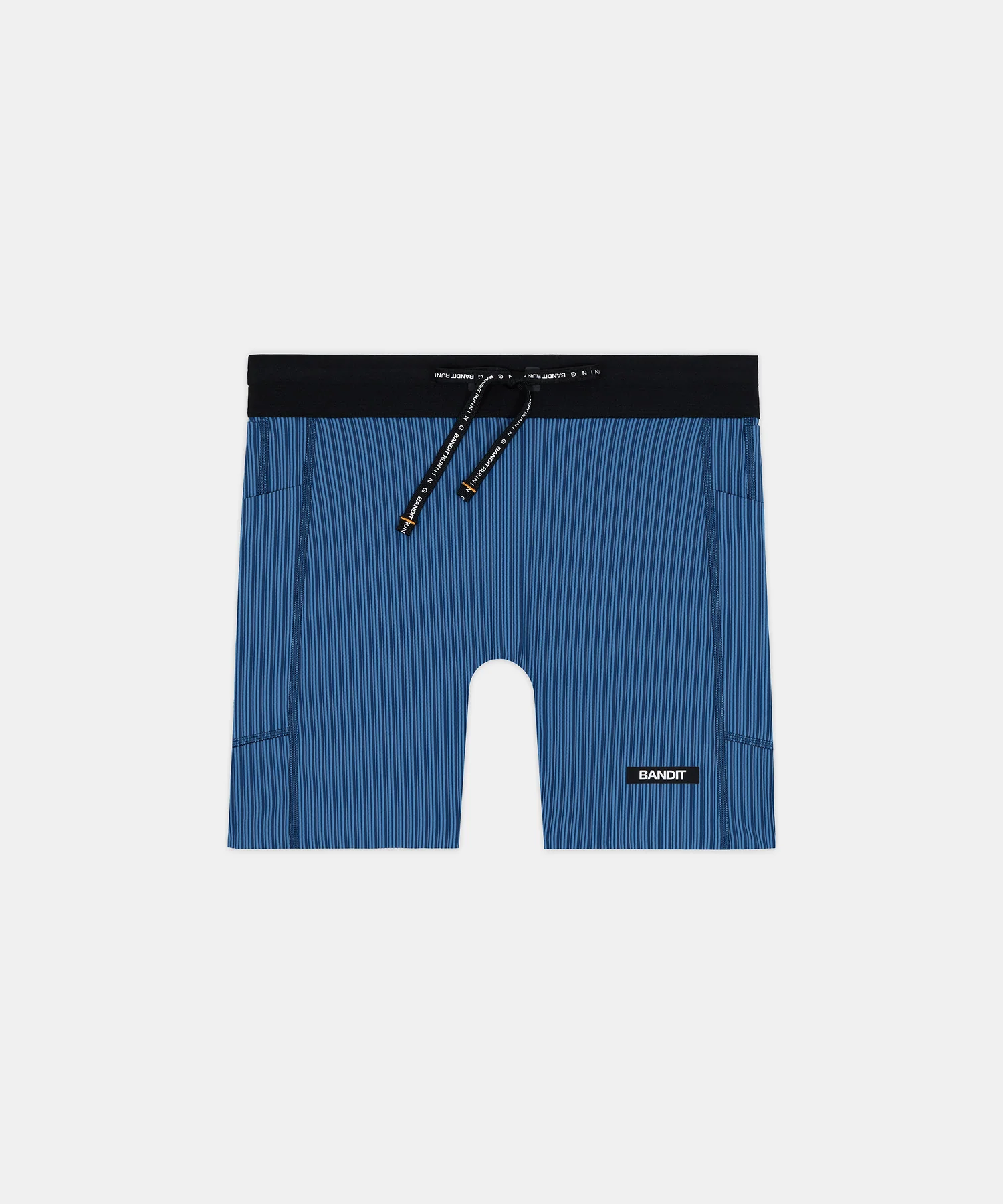 Bandit Striped Cadence™ 5" Compression Shorts (Womens) Ink Blue / Aegean