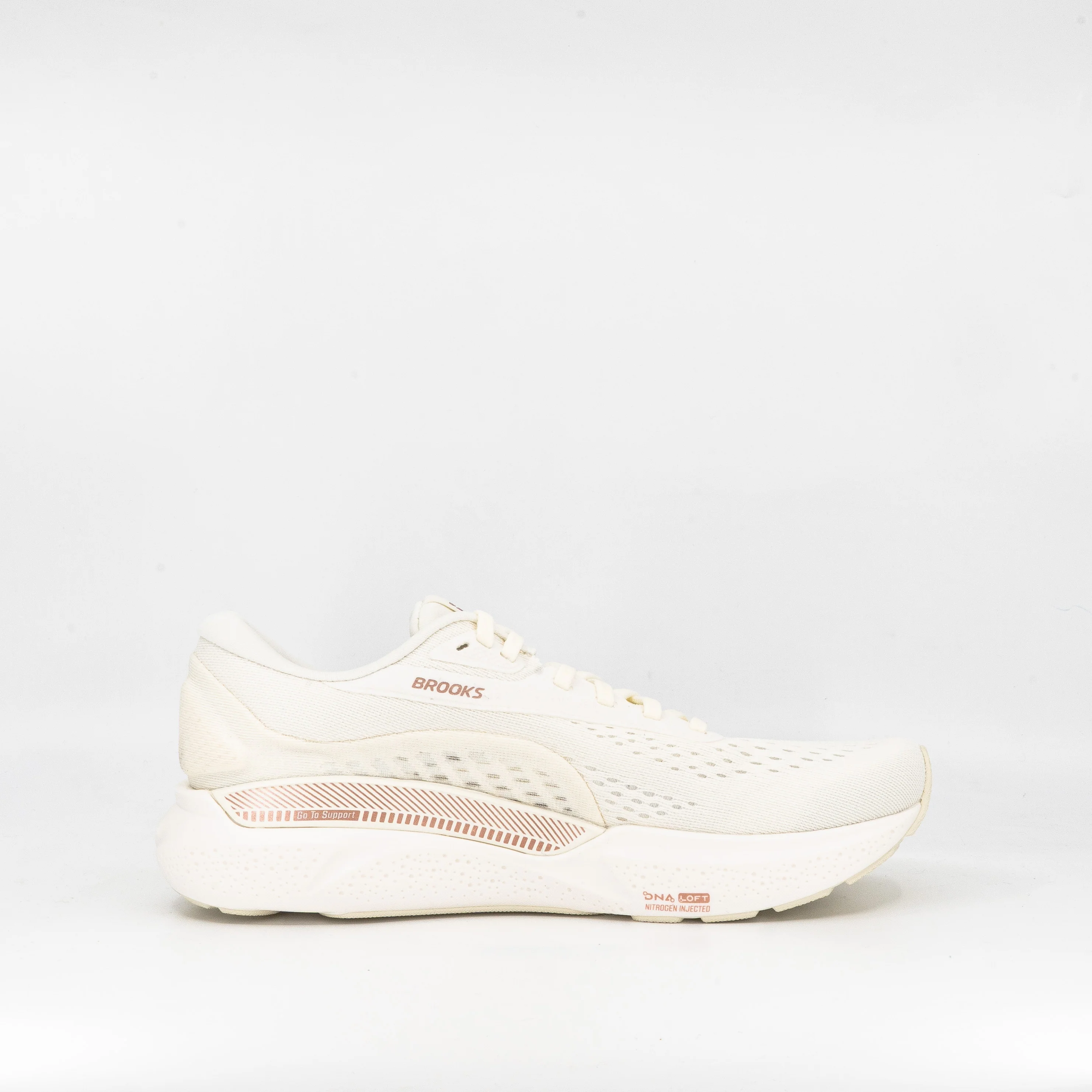 Brooks Adrenaline GTS 24 (B Standard) 24 Womens Coconut/Rose Gold/White - Image 3