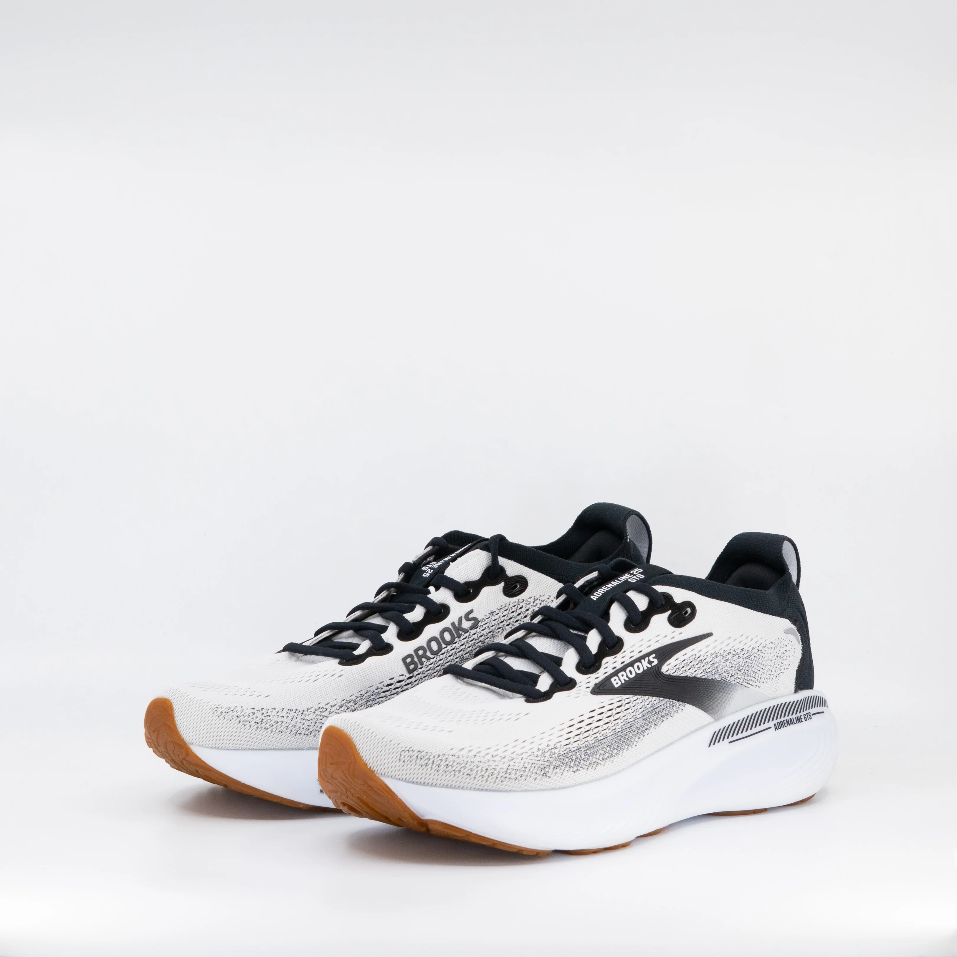 Brooks Adrenaline GTS 25 (D Standard) Mens White/Black/White