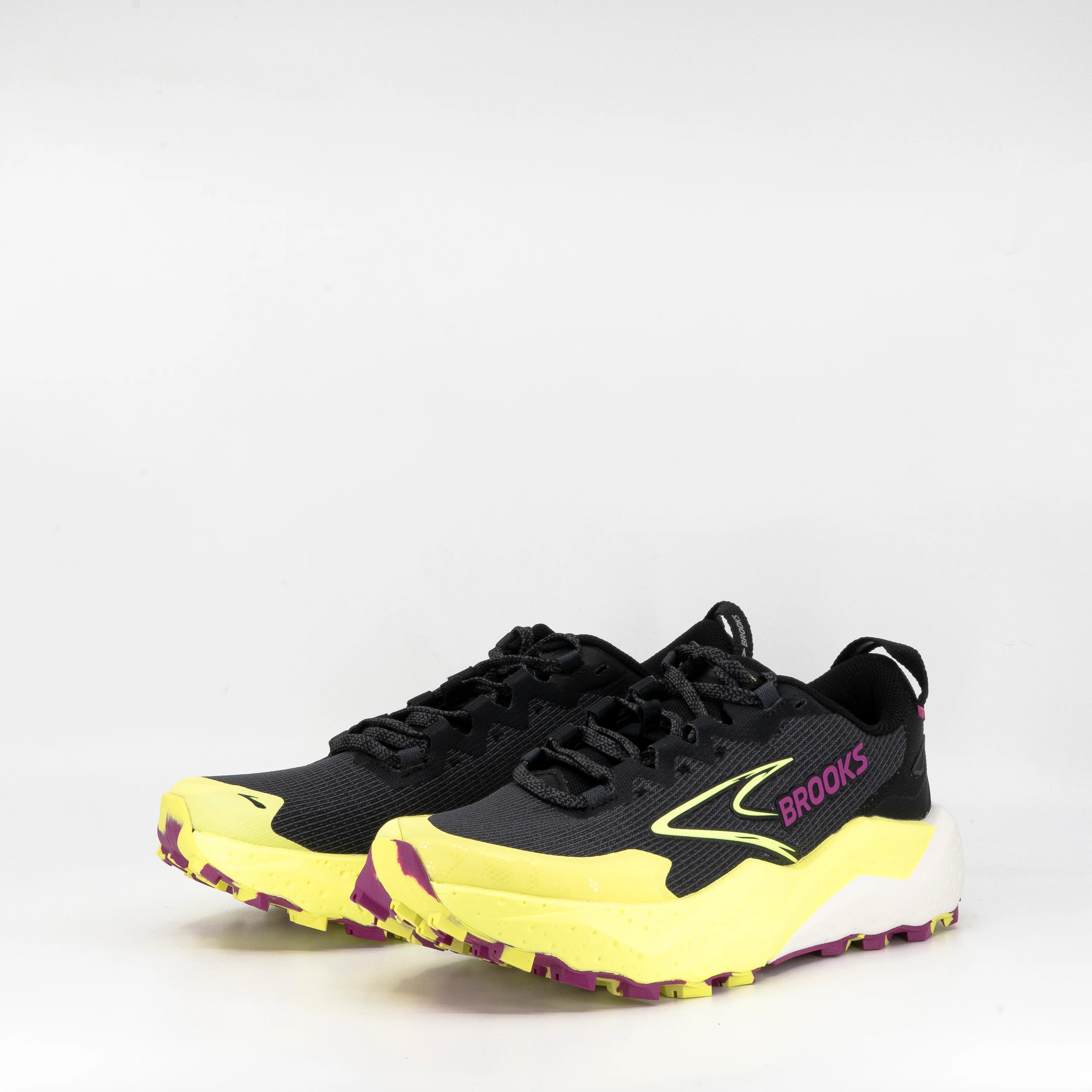 Brooks Caldera 8 (B Standard) Womens Grey/Black/Lime