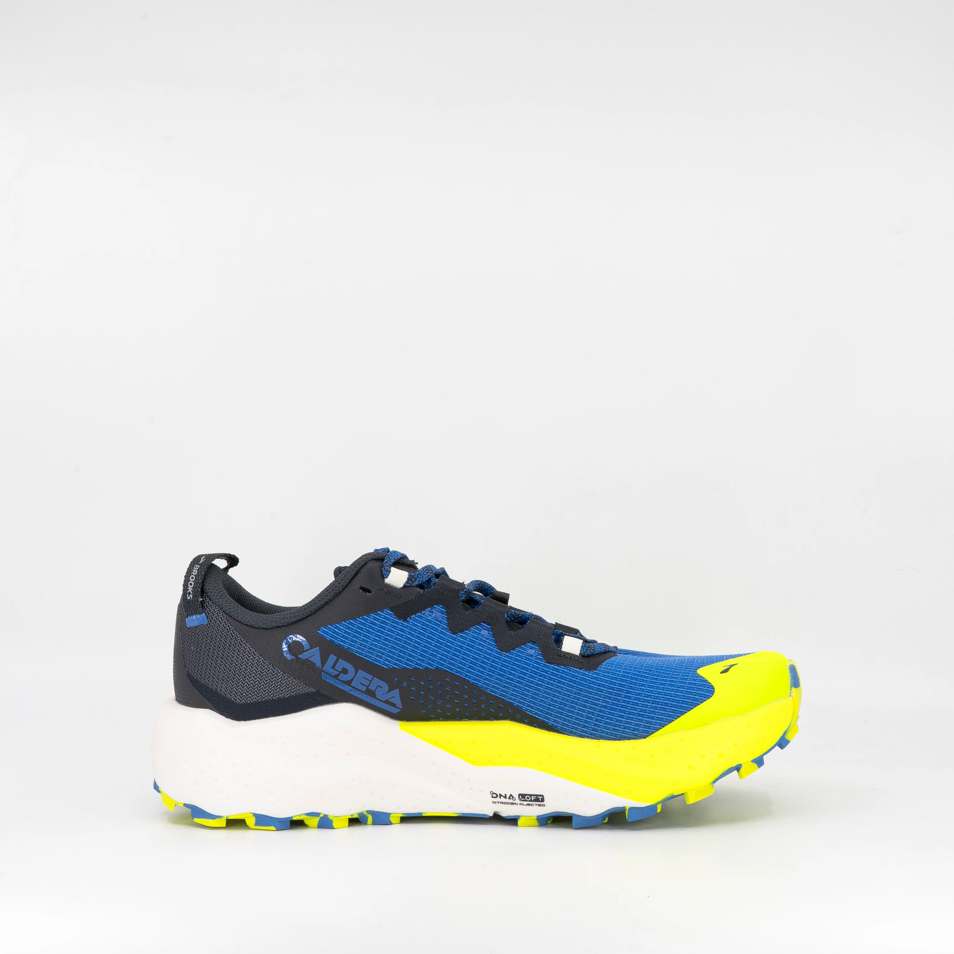 Brooks Caldera 8 (D Standard) Mens Regatta/Ebony/Nightlife - Image 3