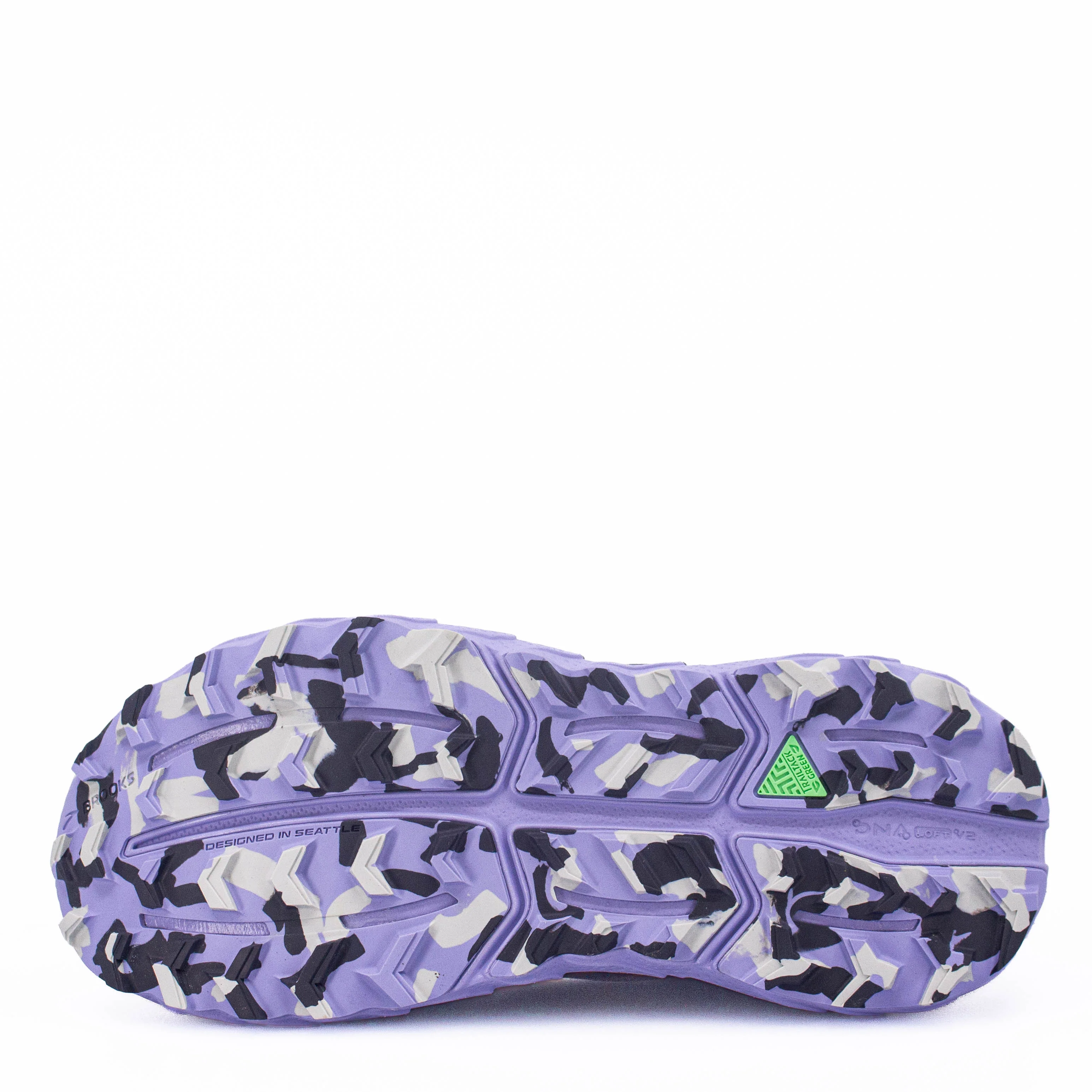 Brooks Cascadia 18 (D Wide) Womens Ebony/Sweet Lavender/Copper - Image 3