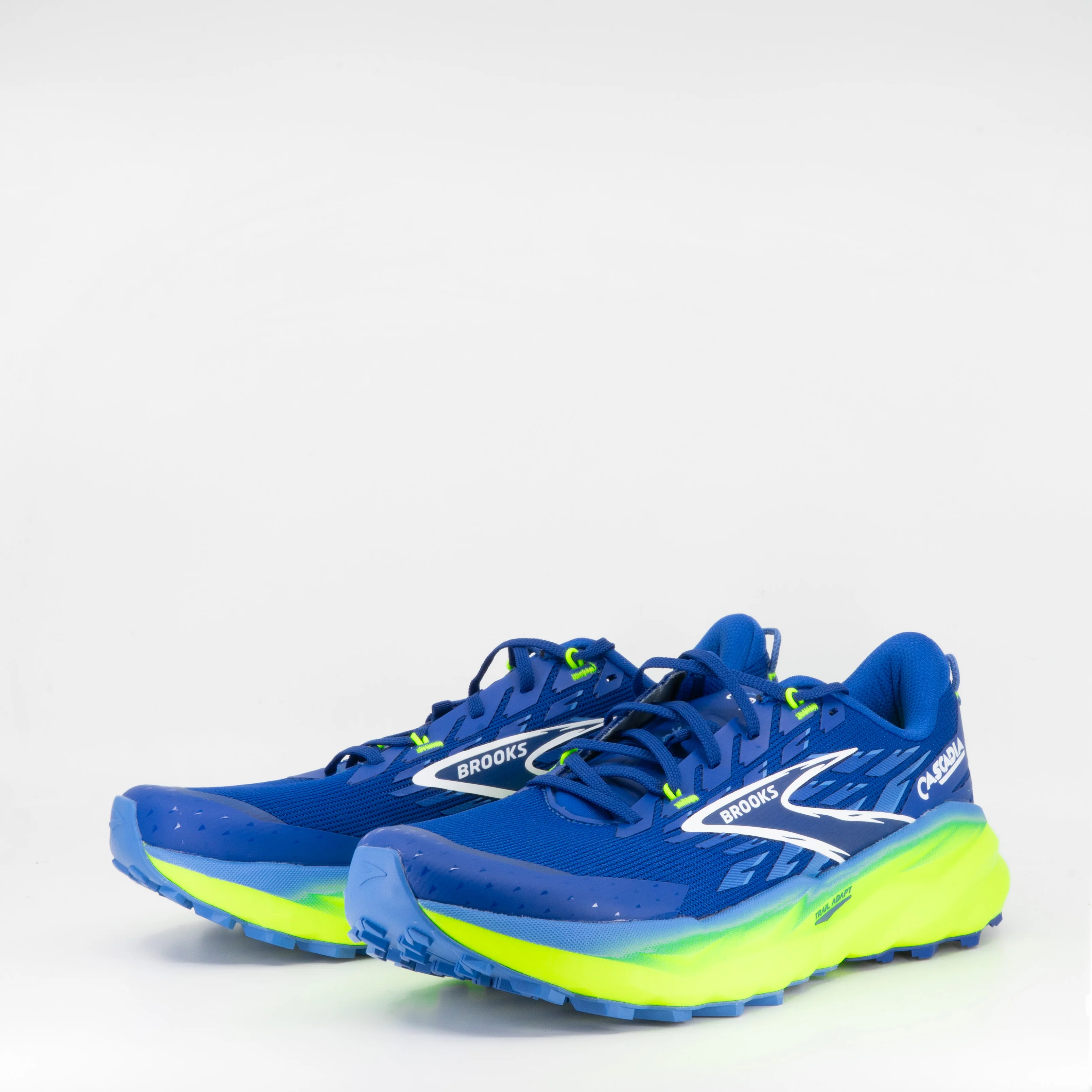 Brooks Cascadia 19 (D Standard) Mens Surf The Web/Nightlife/White
