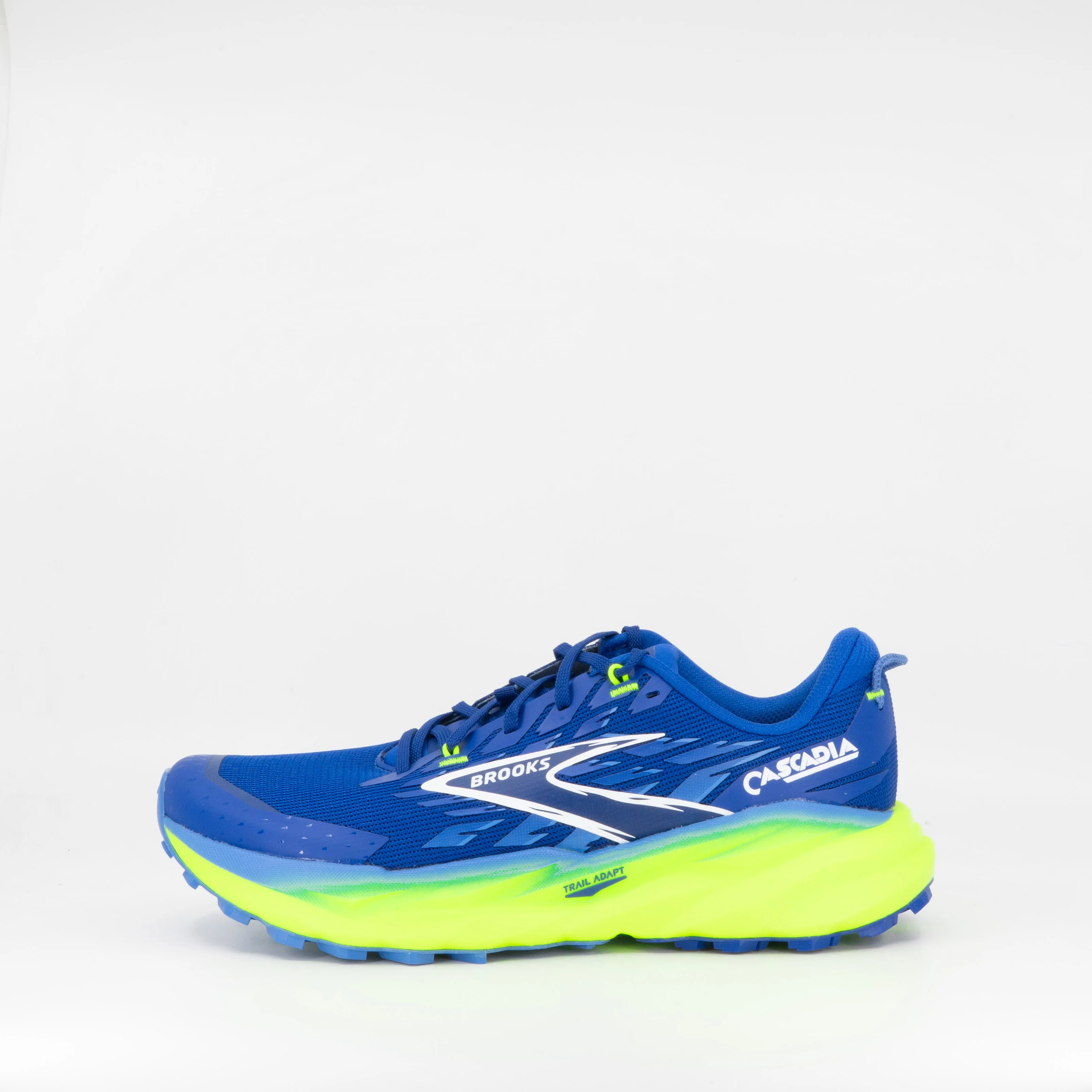 Brooks Cascadia 19 (D Standard) Mens Surf The Web/Nightlife/White - Image 2