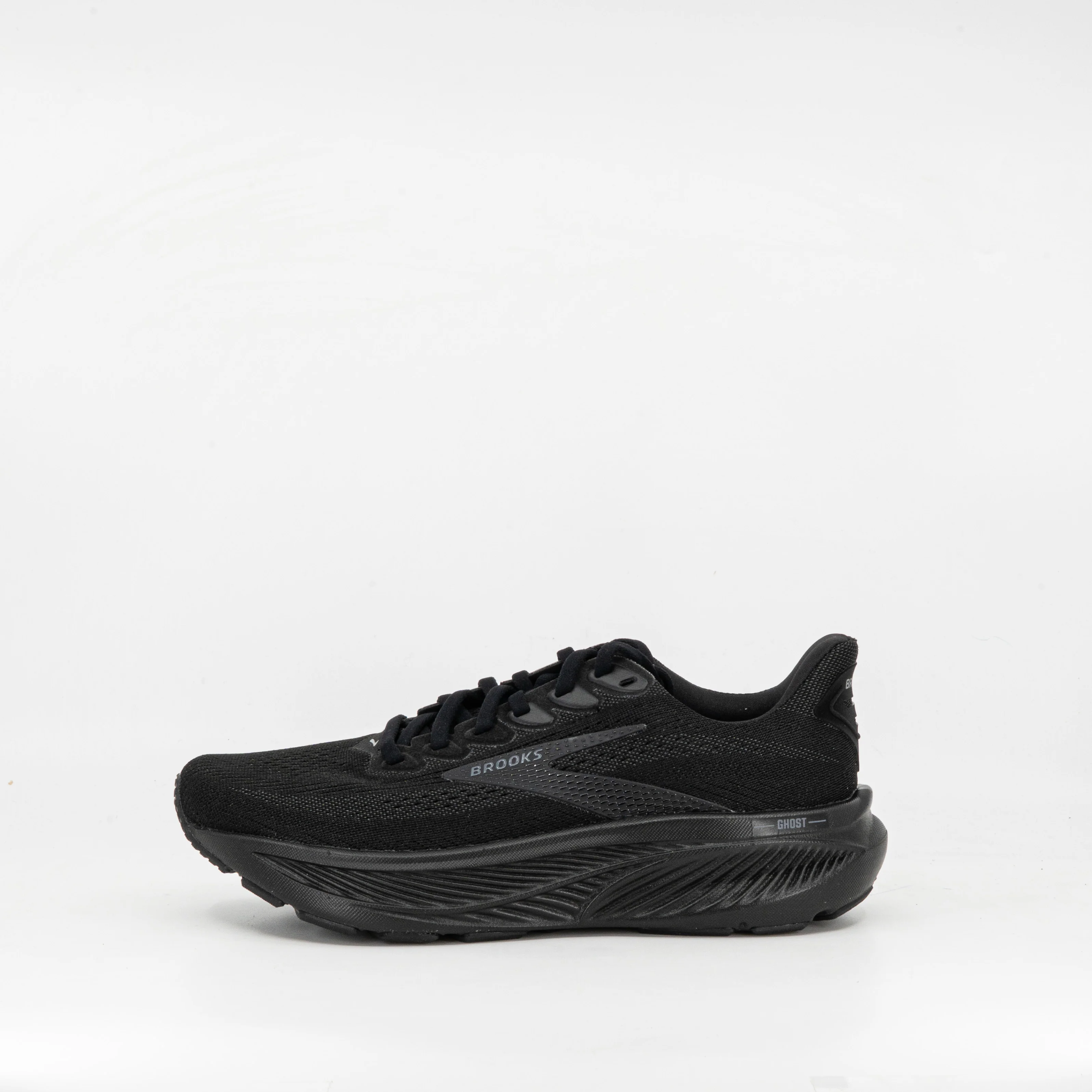 Brooks Ghost 17 (B Standard) Womens Black/Black - Image 2