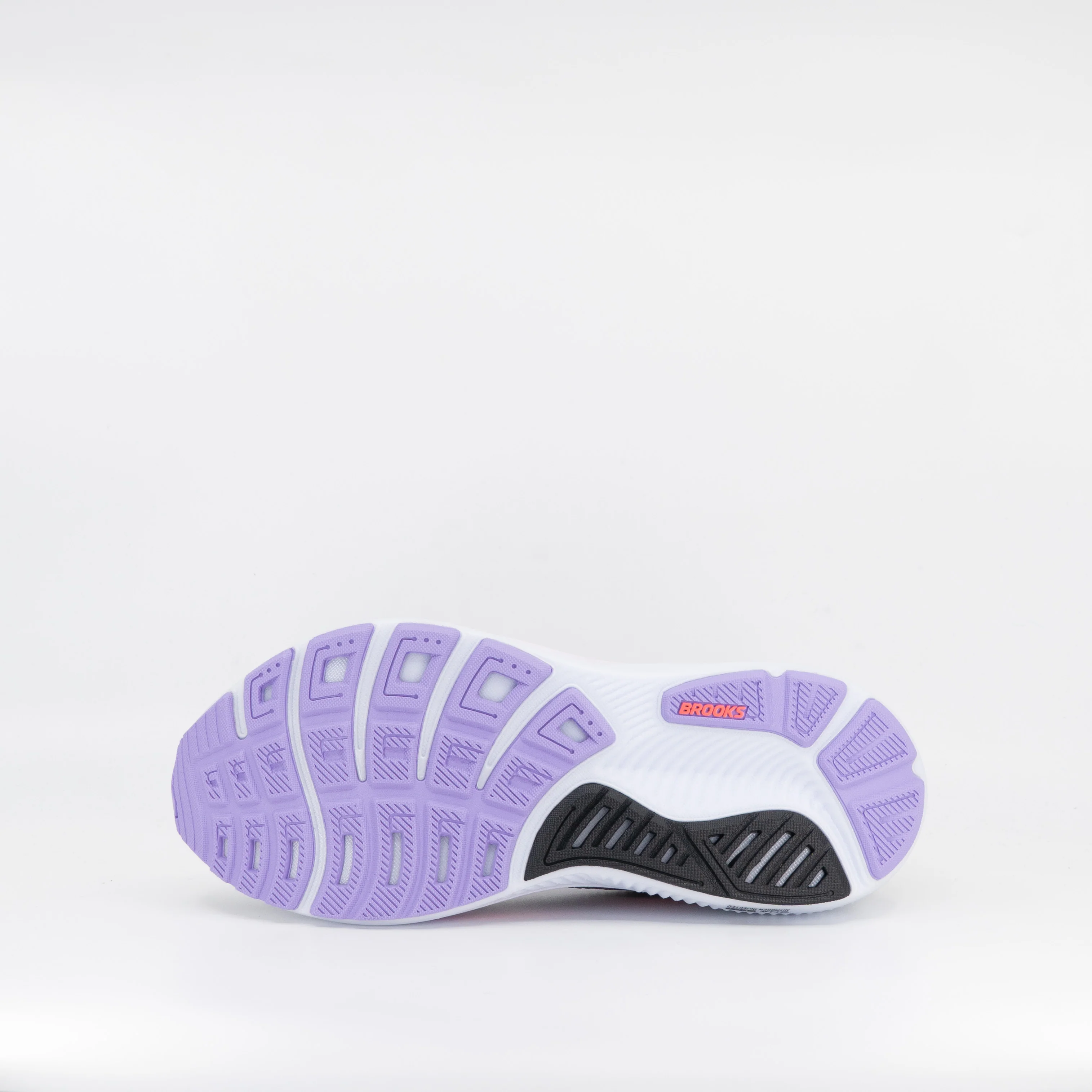 Brooks Ghost 17 (B Standard) Womens Black/Purple/Coral - Image 4