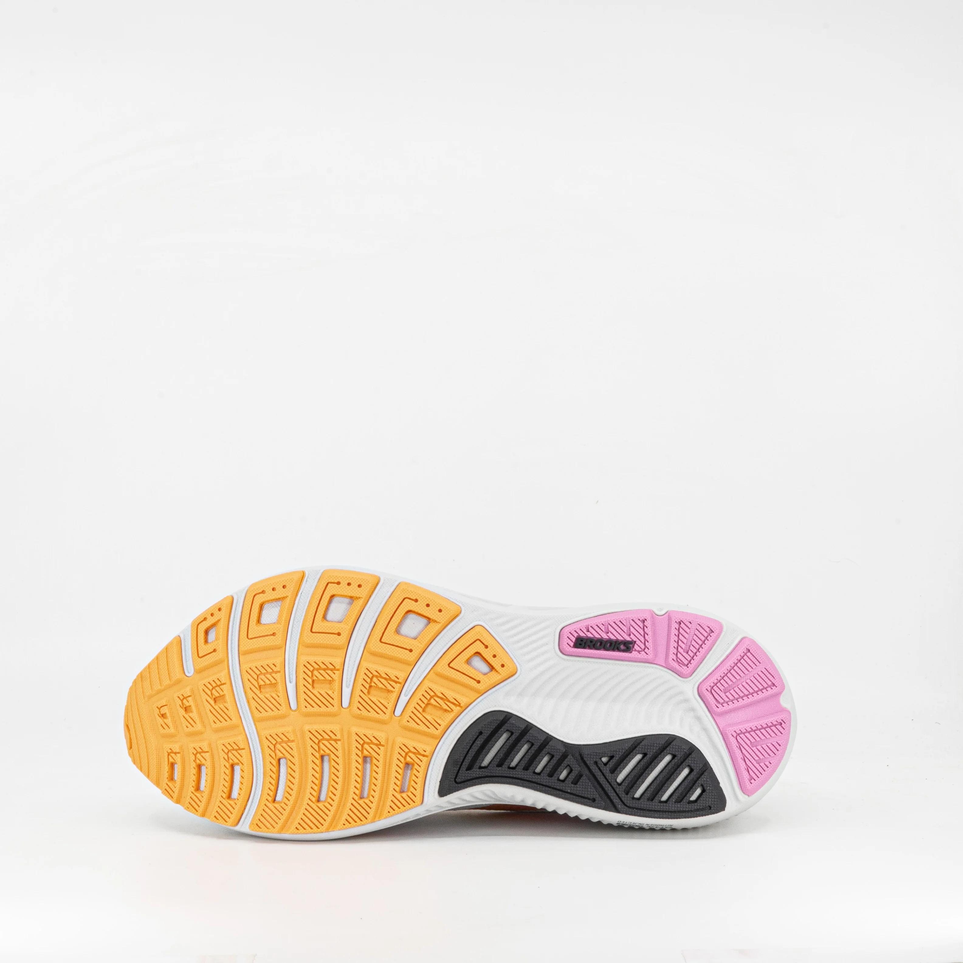 Brooks Ghost 17 (D Wide) Womens Oyster/Apricot/Pink - Image 4