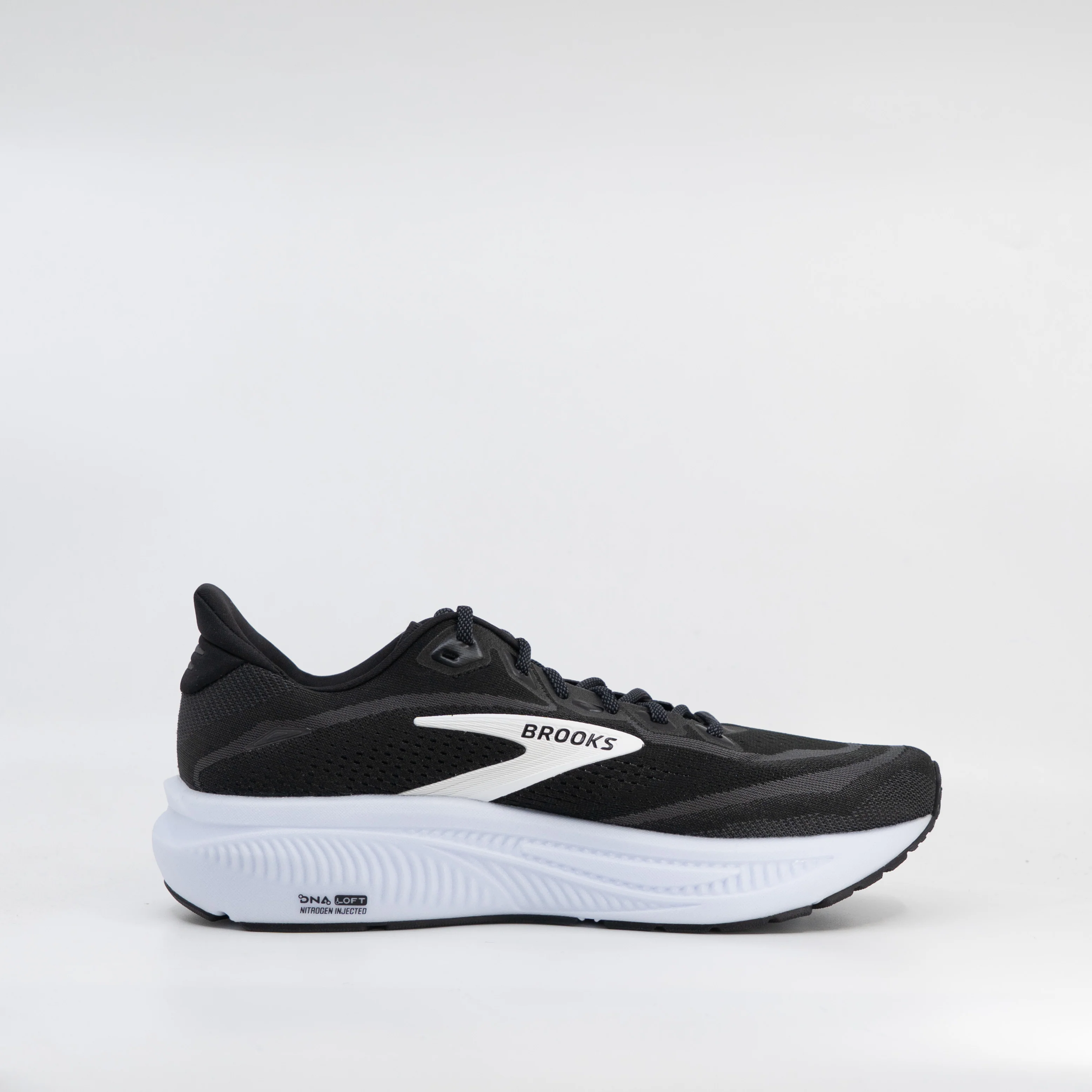 Brooks Ghost 18 (D Standard) Mens Black/Grey/White - Image 3