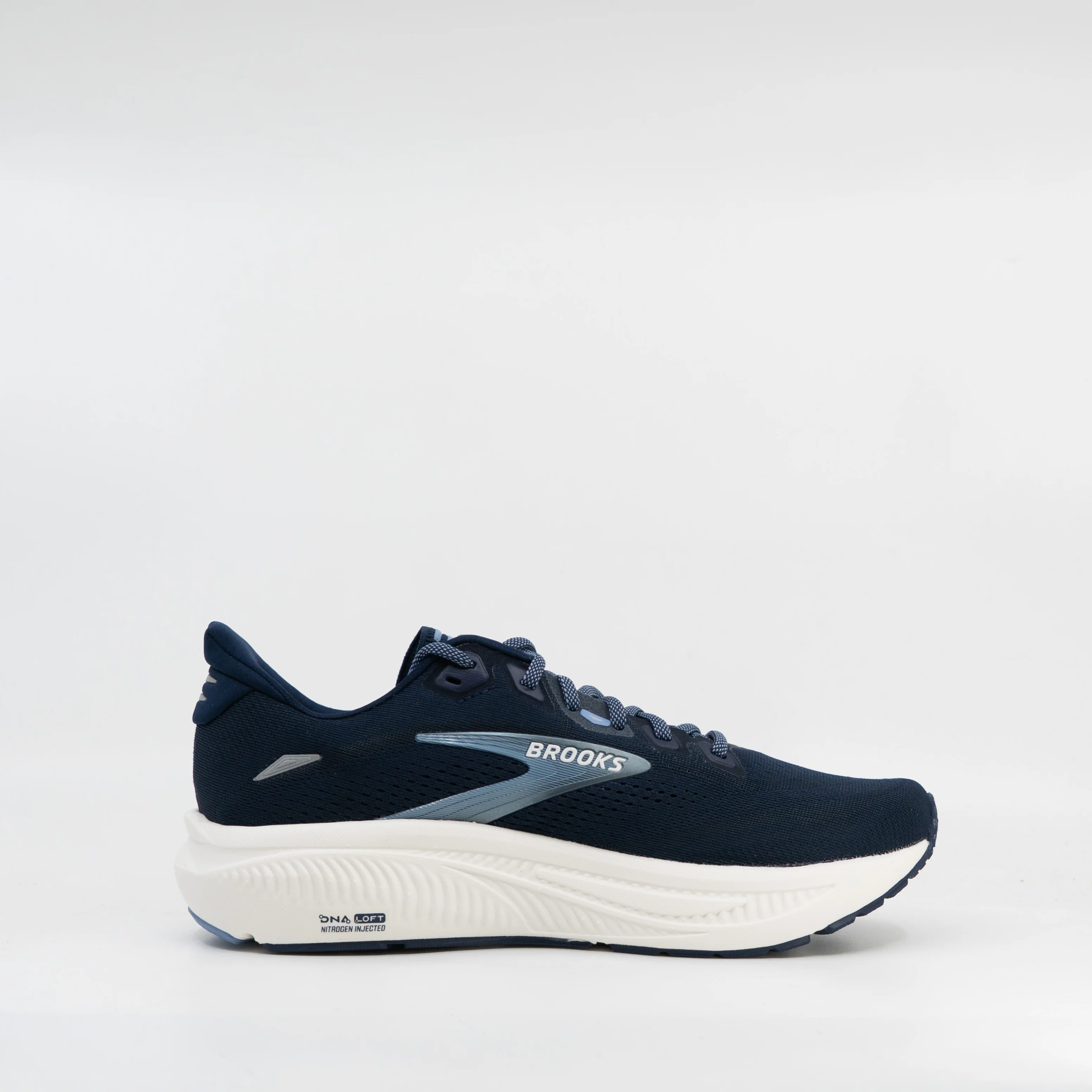 Brooks Ghost 18 (D Wide) Womens Navy/Rain Washed/Coconut - Image 3