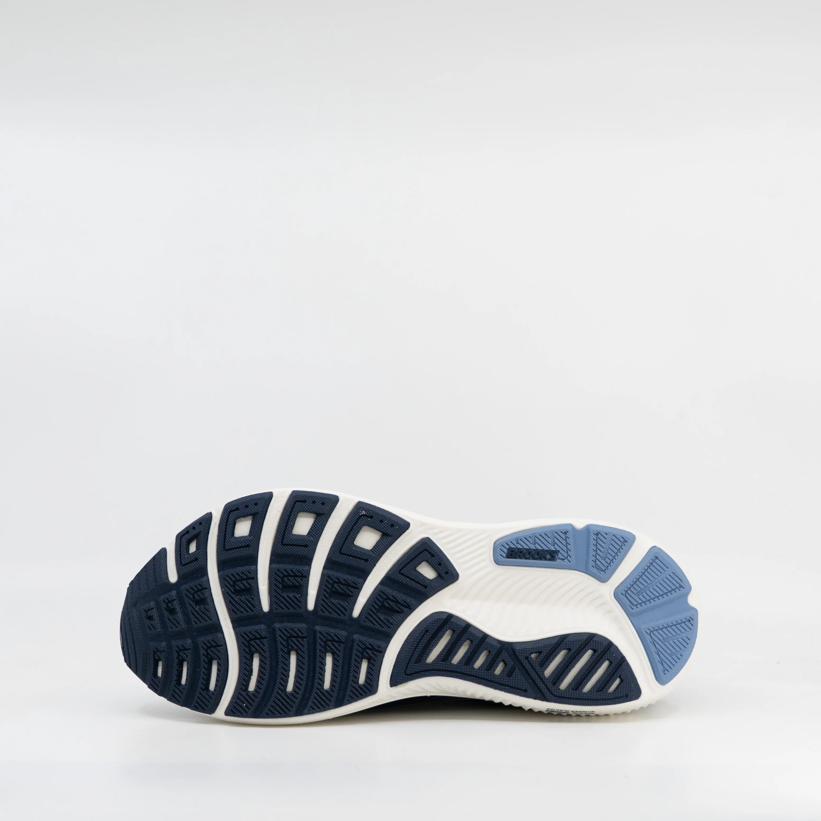 Brooks Ghost 18 (D Wide) Womens Navy/Rain Washed/Coconut - Image 4