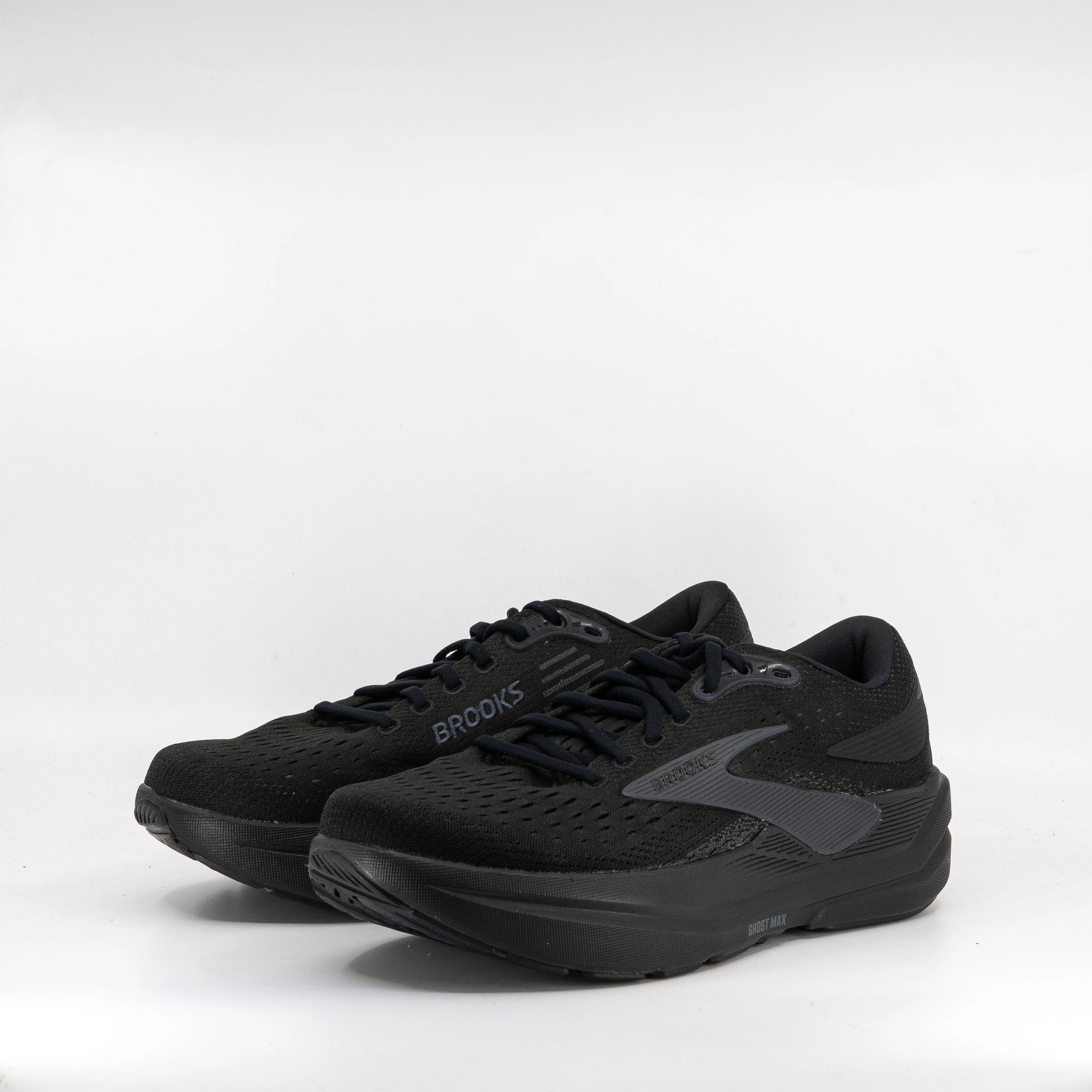 Brooks Ghost Max 3 (2E Wide) Mens Black/Ebony