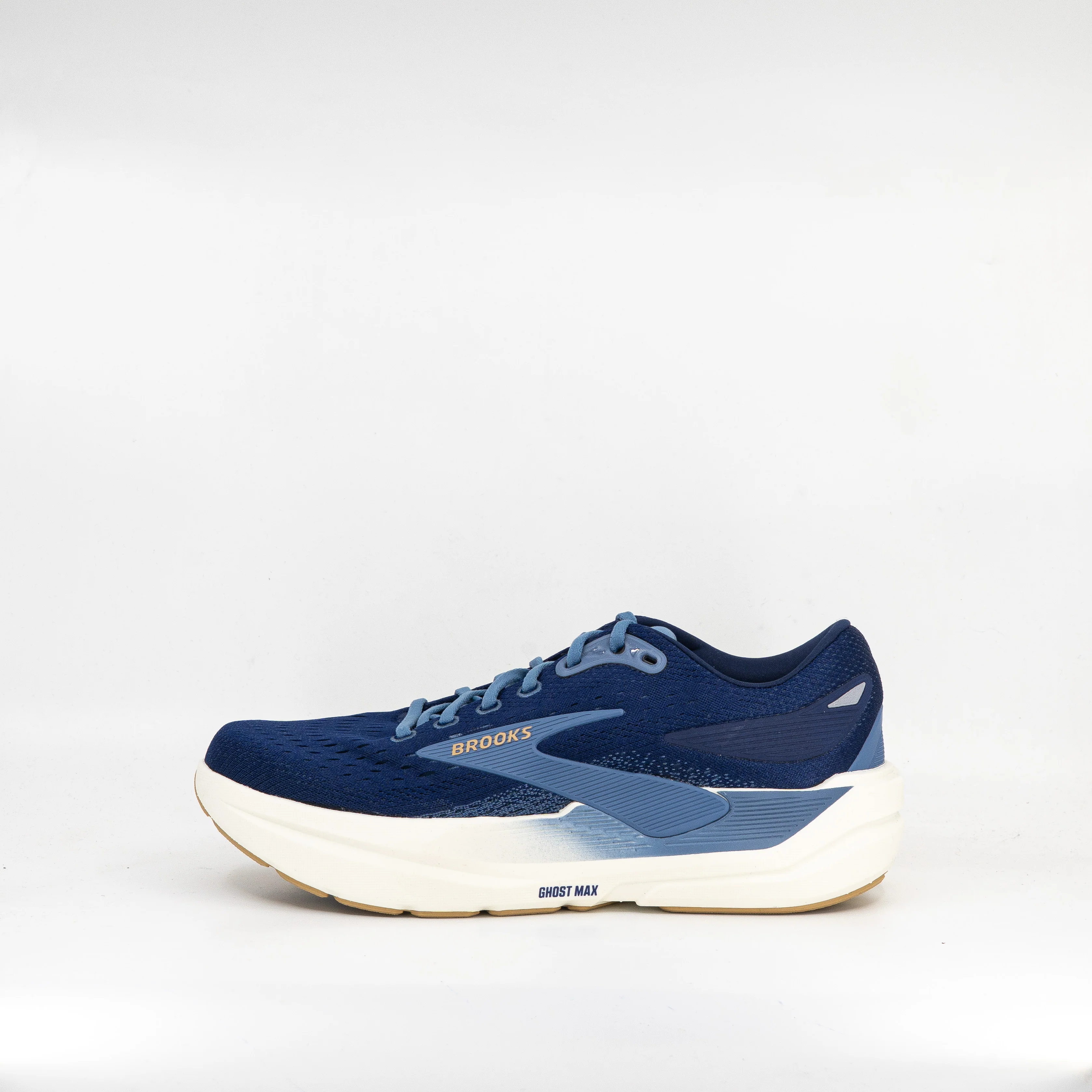 Brooks Ghost Max 3 (D Standard) Mens Blue/Starfish - Image 2