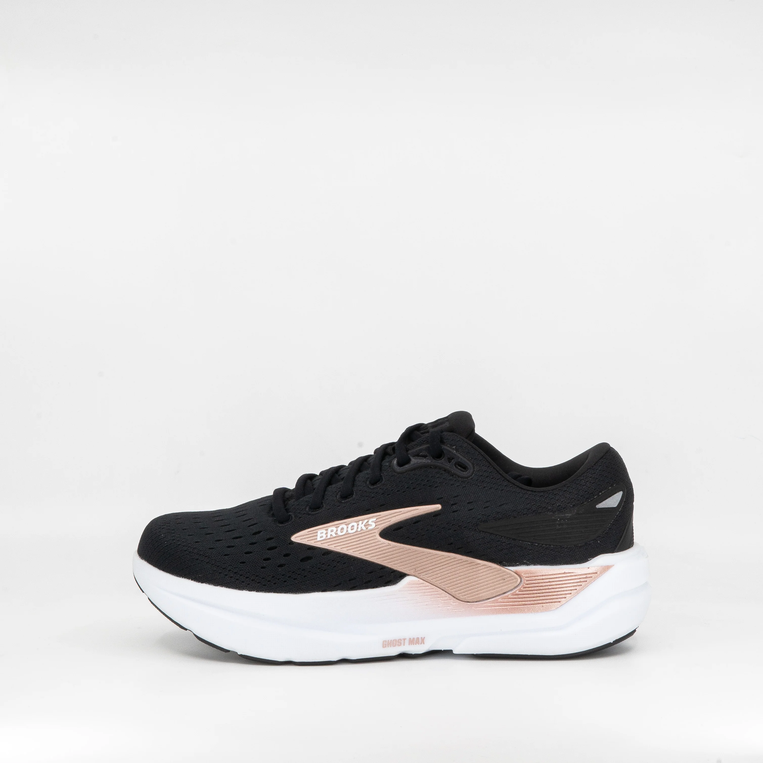 Brooks Ghost Max 3 (D Wide) Womens Black/Rose Gold - Image 2