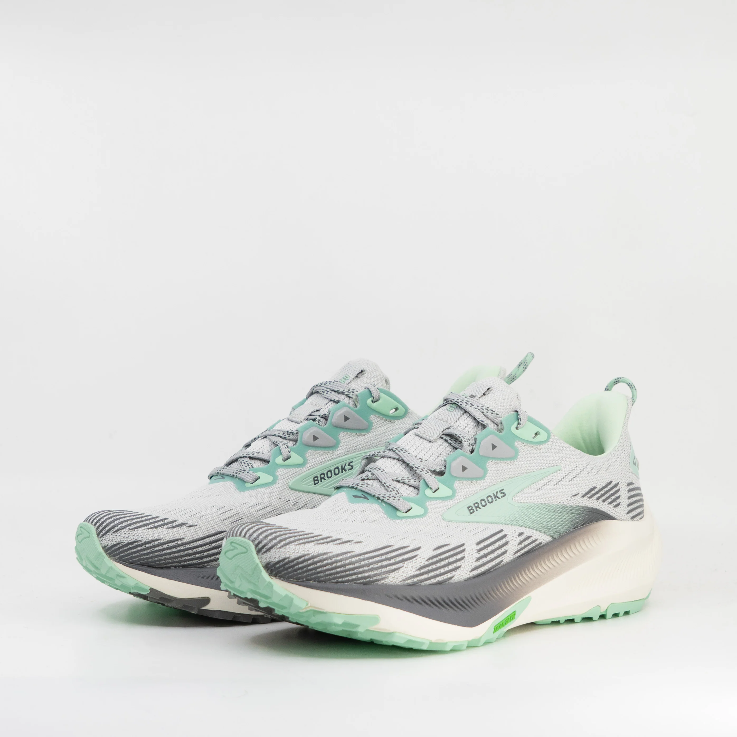 Brooks Ghost Trail (B Standard) Womens Harbor Mist/Poppy/Yucca