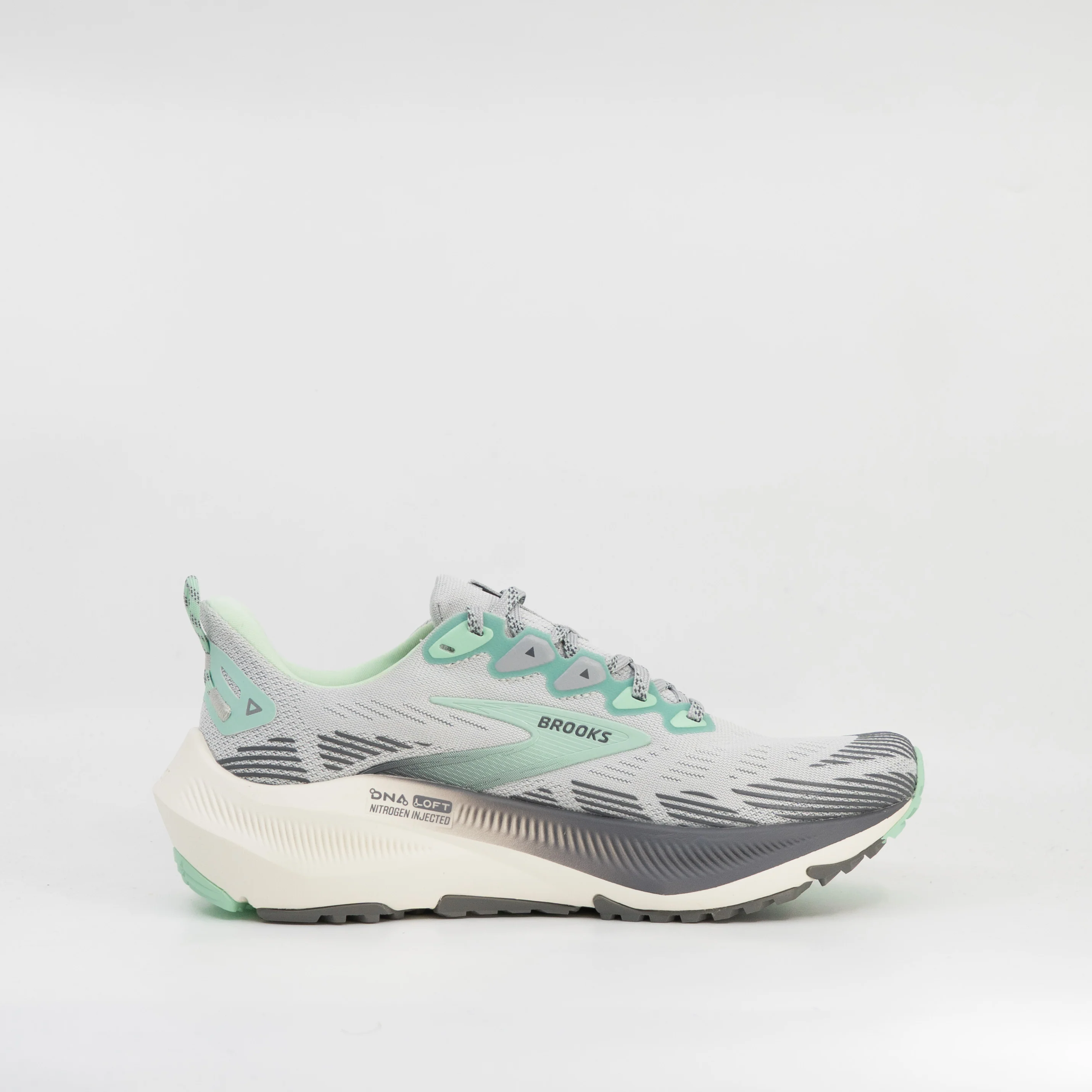 Brooks Ghost Trail (B Standard) Womens Harbor Mist/Poppy/Yucca - Image 3