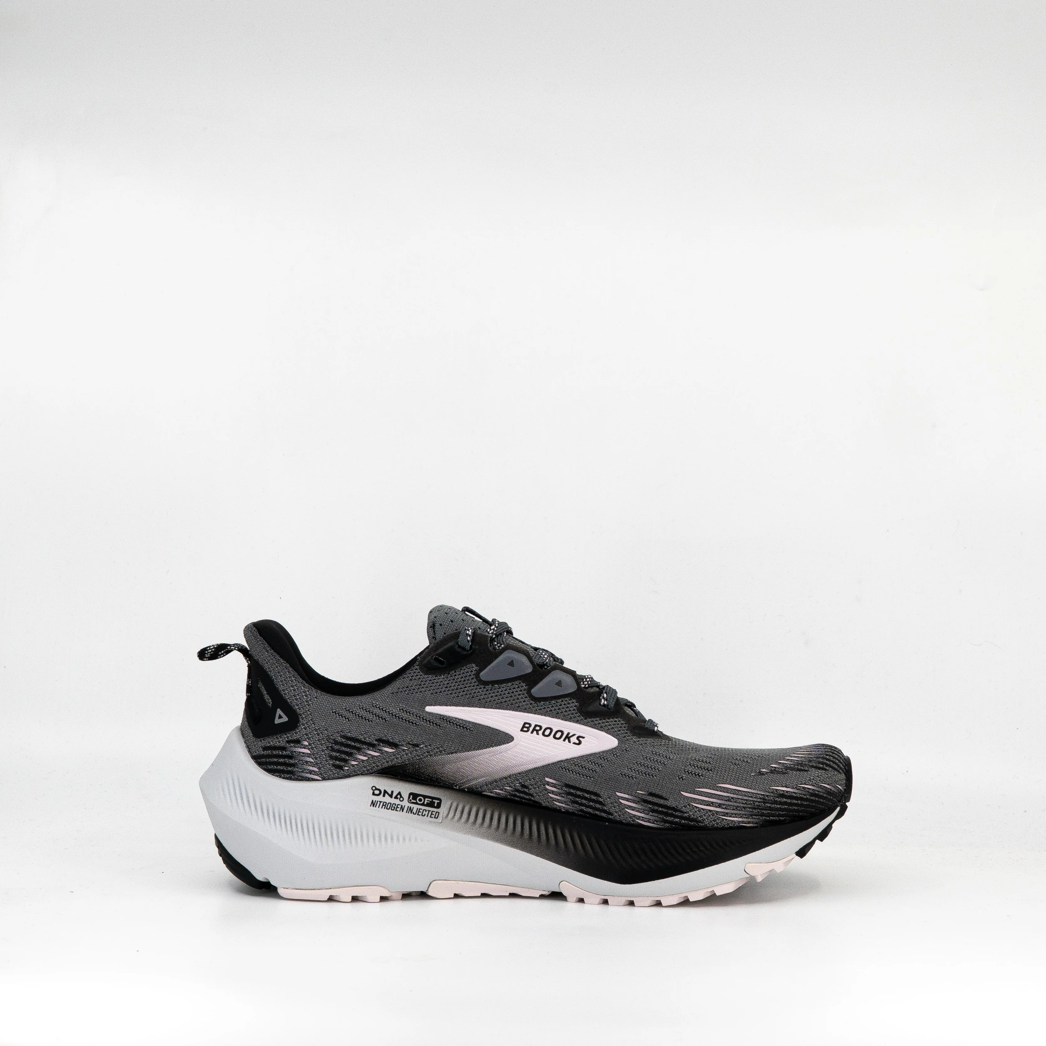 Brooks Ghost Trail (B Standard) Womens Poppy Seed/Black/Pink - Image 3
